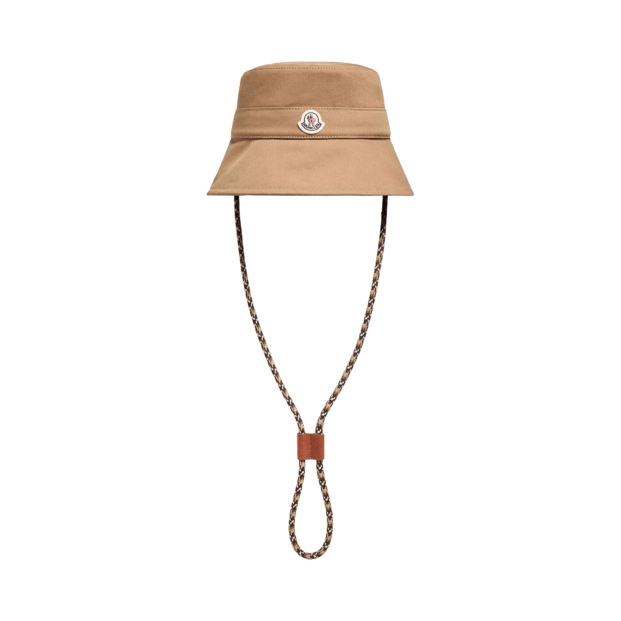 Moncler Drawstring Cord Bucket Hat 'Beige'
