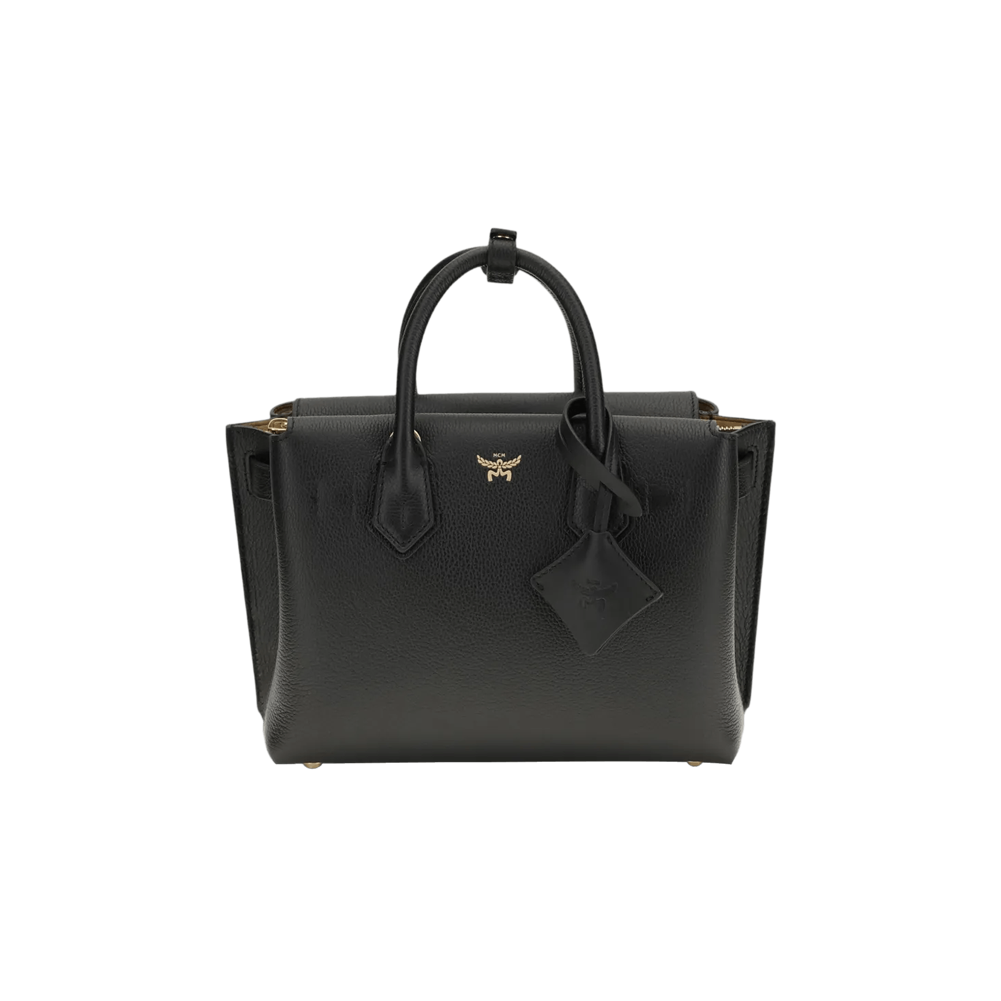 MCM Milla Leather Small Tote Bag 'Black'