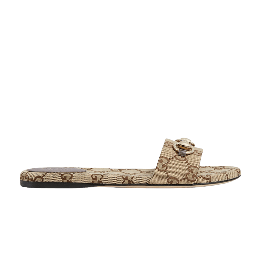 Gucci Wmns Horsebit Slide Sandal 'Camel'