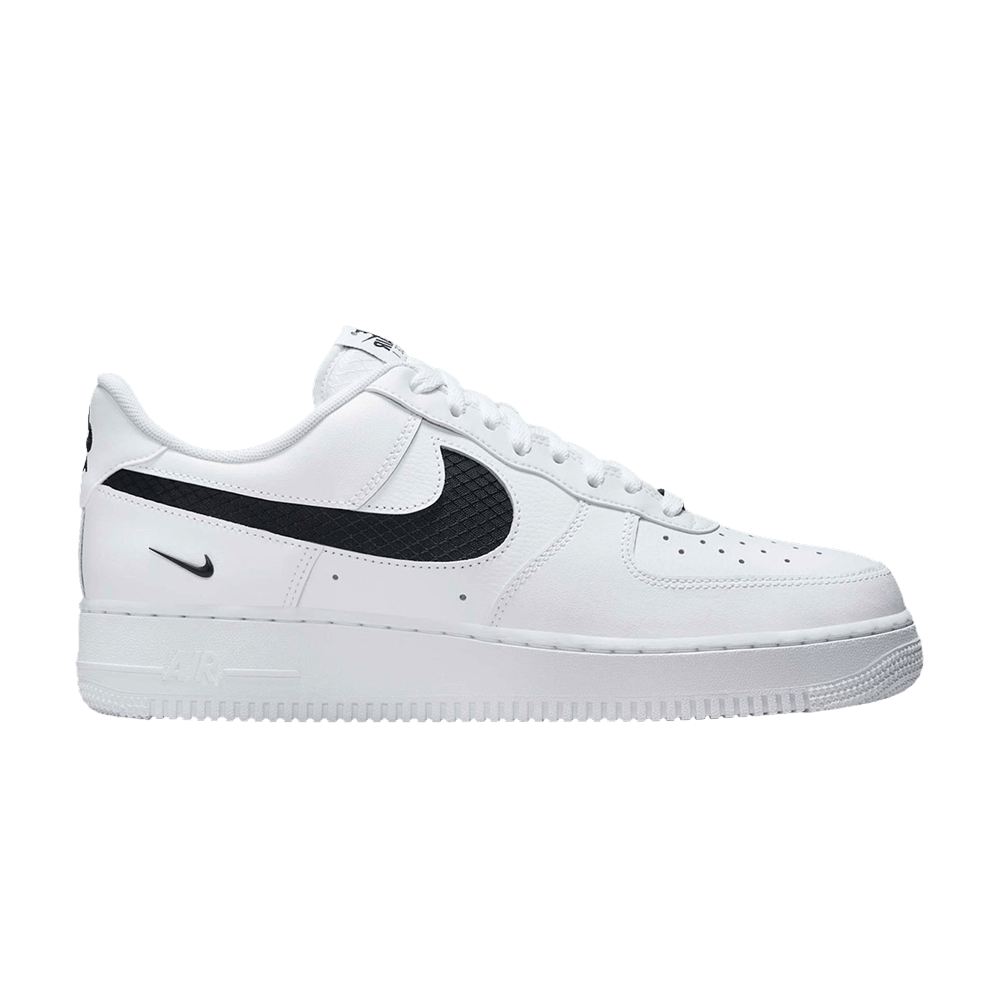 Nike Air Force 1'Nylon Swoosh - Black White'