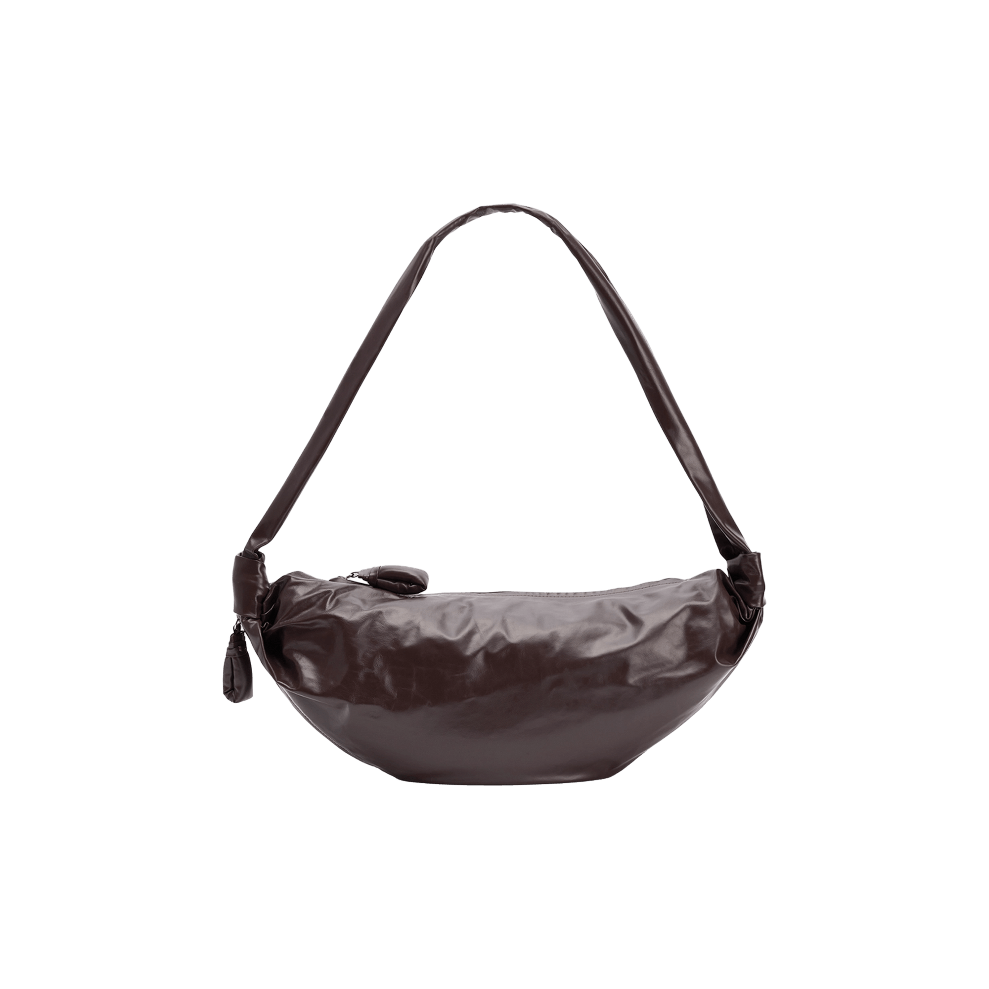 Lemaire Medium Soft Croissant Bag 'Dark Chocolate'