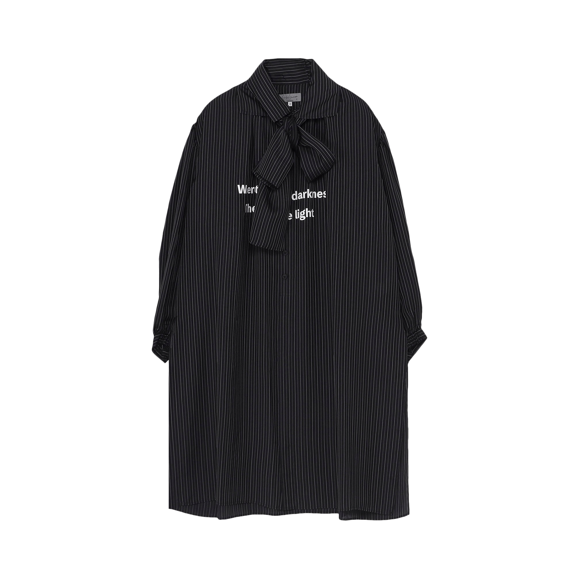 Buy Yohji Yamamoto Pour Homme Newspaper Print Shirt 'Black/White