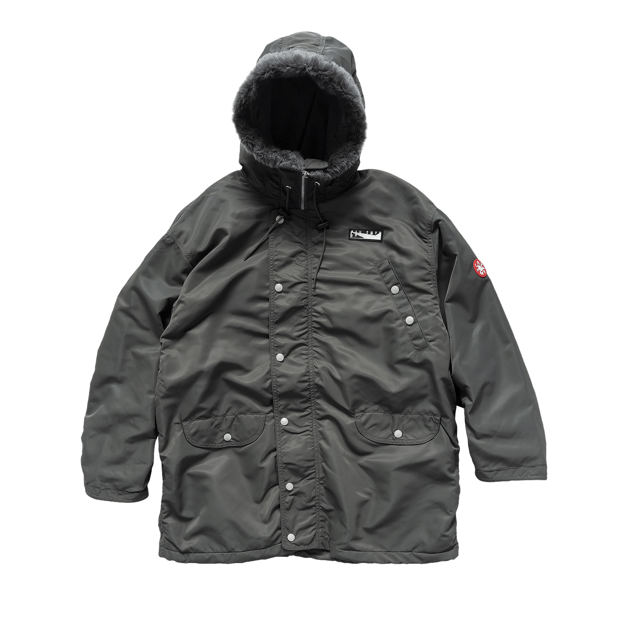 Buy Cav Empt Overdye Paneled Light Zip Jacket 'Black' - CES26CS16