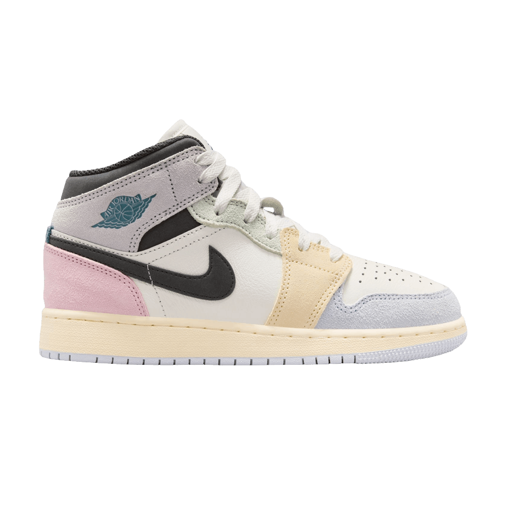 Air Jordan 1 Mid GS 'Sail Iced Jade'