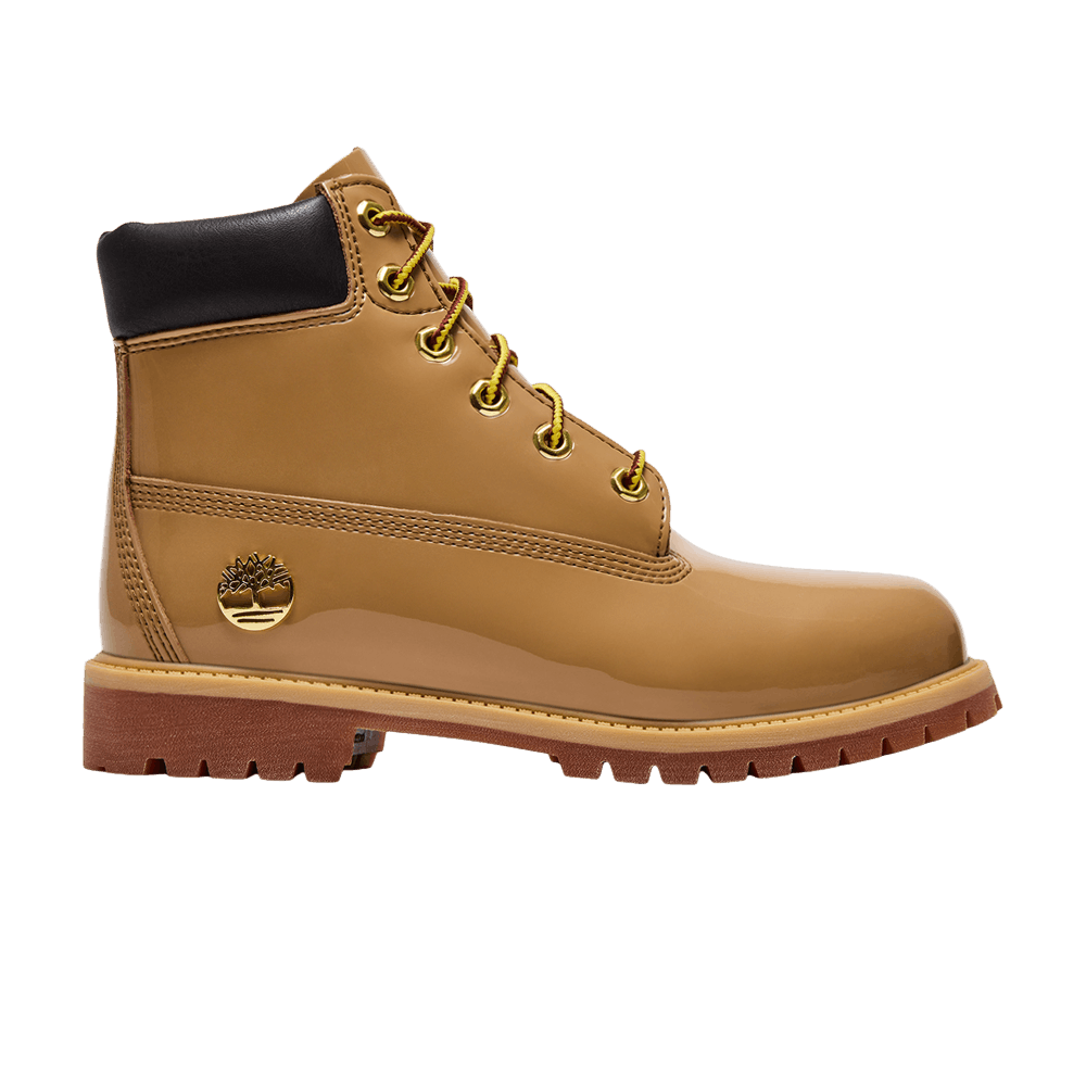 Timberland 6 Inch Premium Waterproof Boot Patent Big Kid 'Wheat'