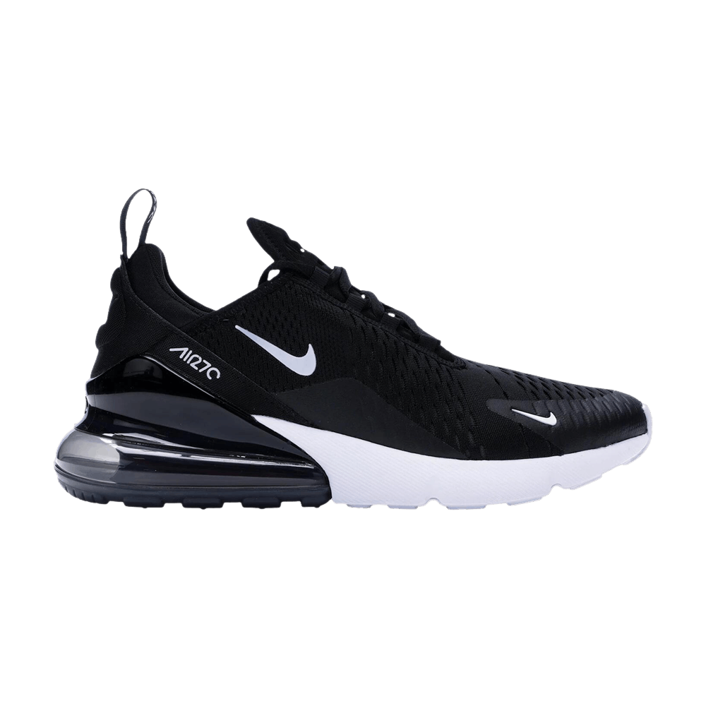 Nike Air Max 270 Flyknit Black White Oreo Mens Shoes AO1023-001 Size 10.5 Nike Air Max 270 Flyknit White Black for Sale | Authenticity  main image 4