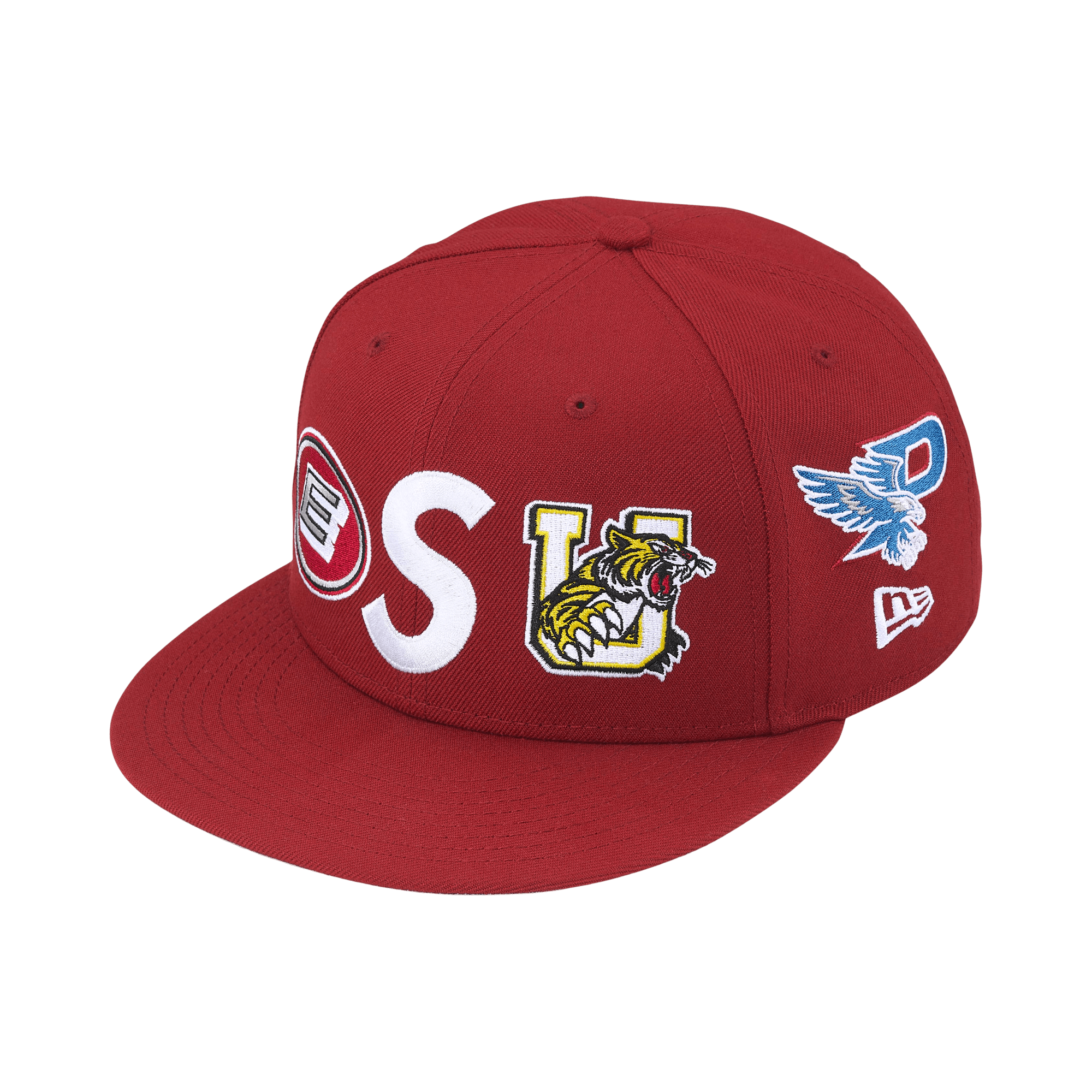 Supreme Mascots S Logo New Era 'Dark Red'