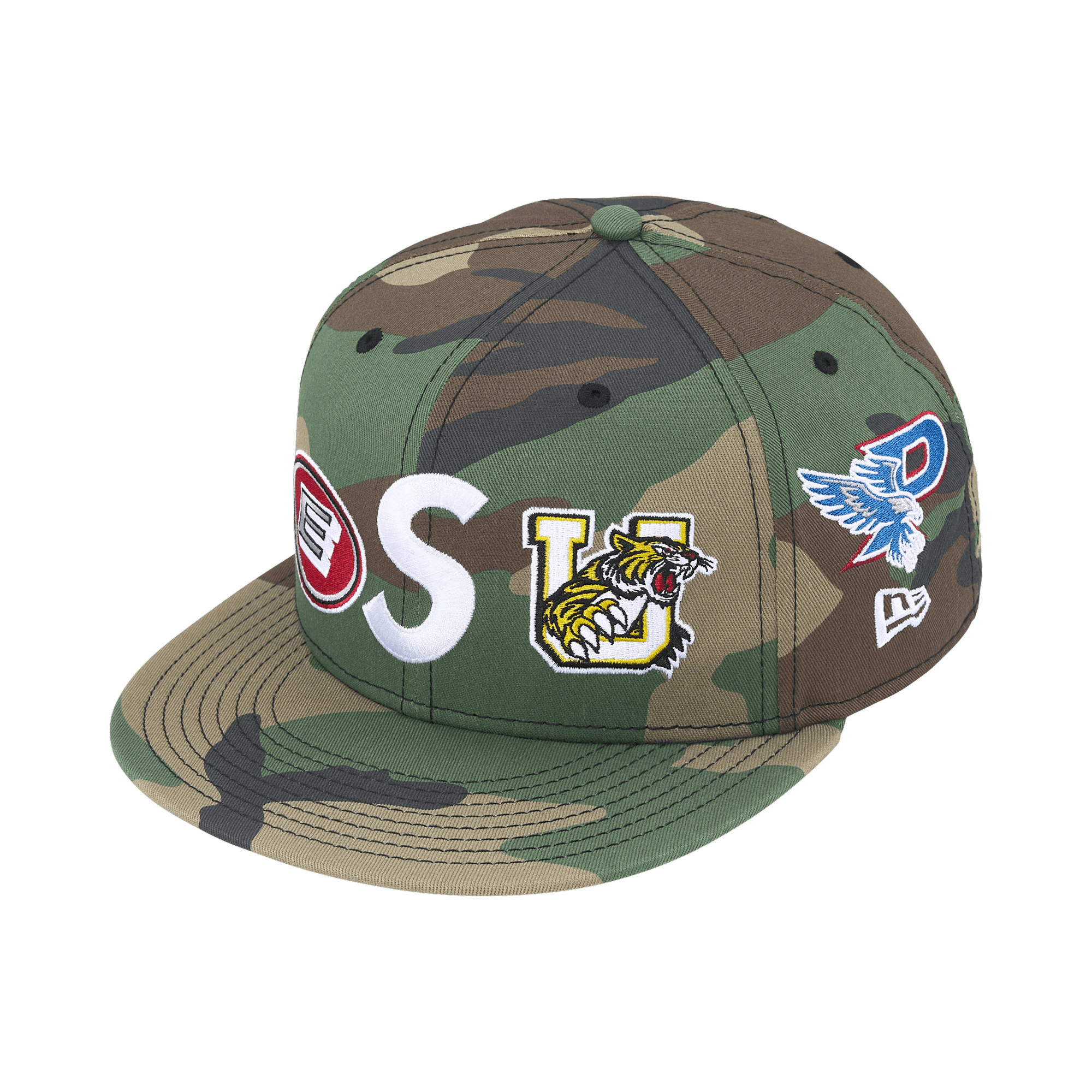 Supreme Mascots S Logo New Era 'Woodland Camo'