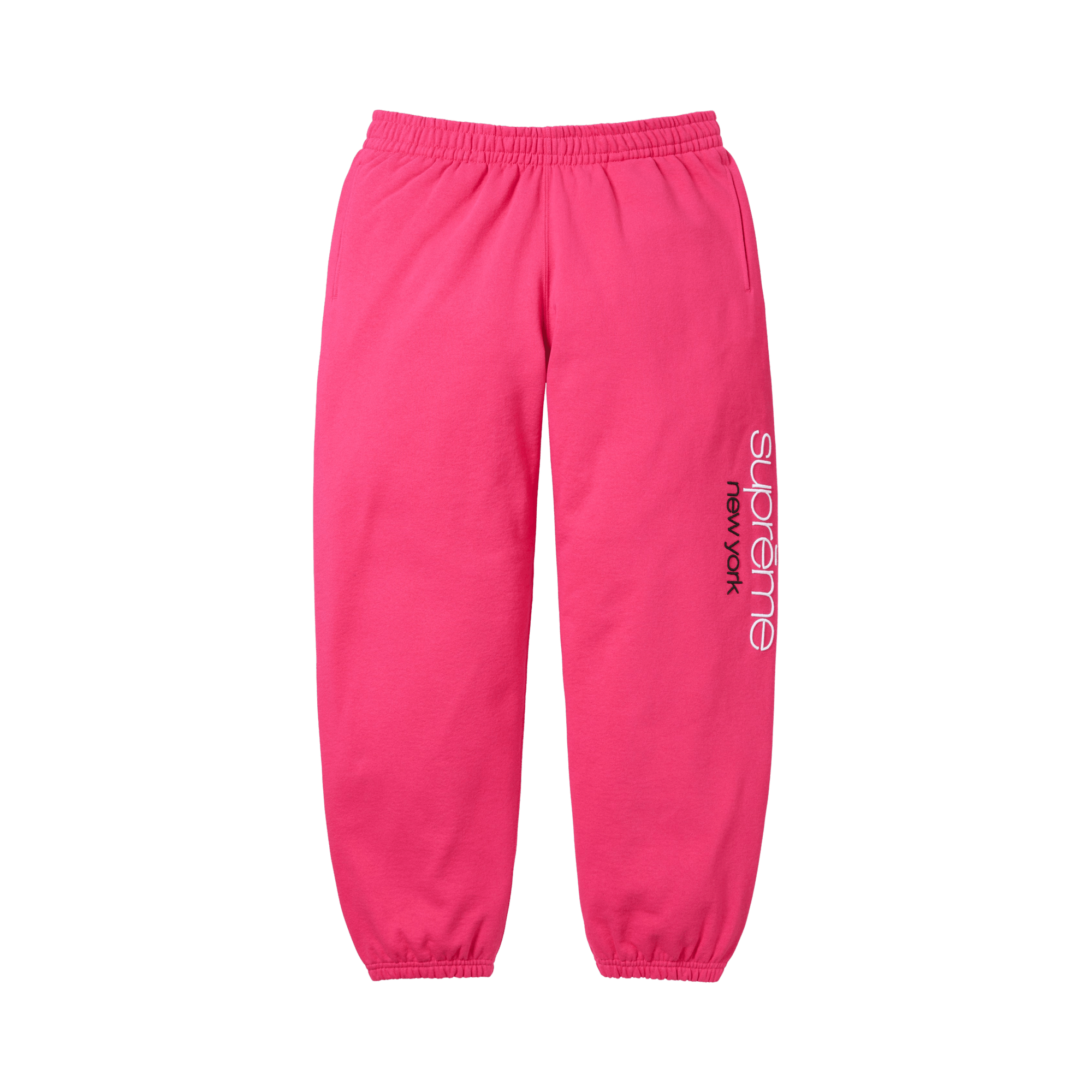 Supreme Classic Logo Sweatpant 'Bright Fuchsia'