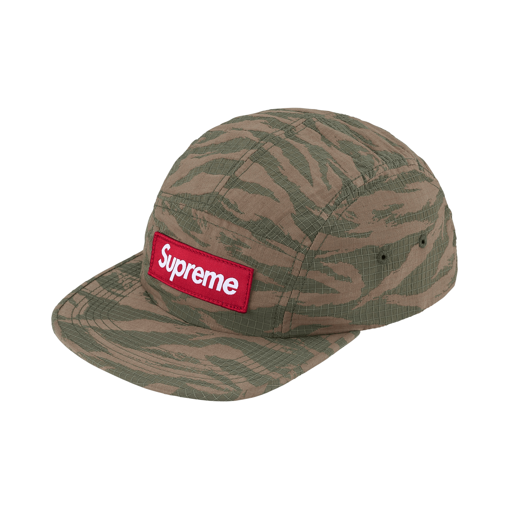 Supreme Tiger Camo Ripstop Camp Cap 'Olive'