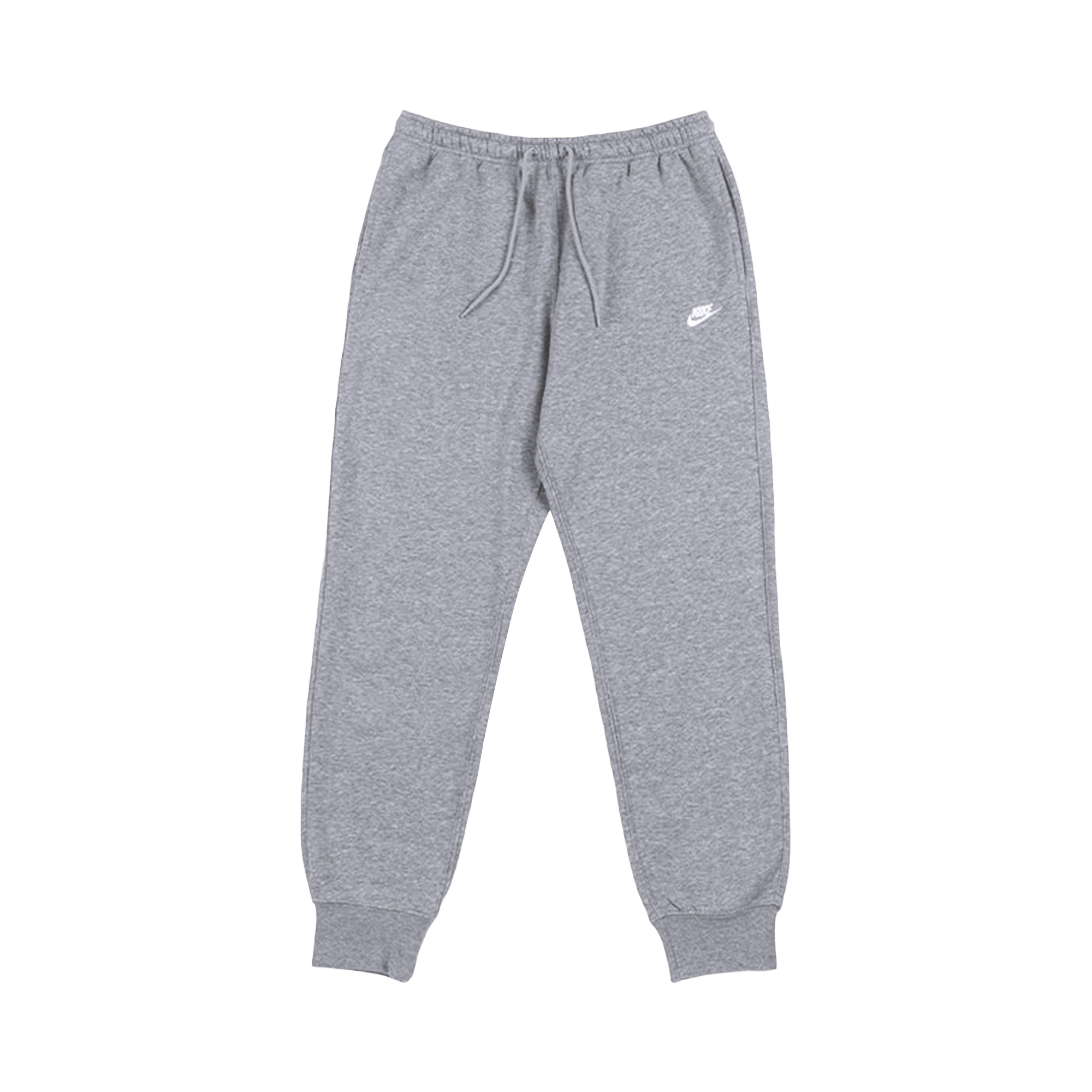 Nike Club Fleece Joggers 'Dark Grey Heather/Light Smoke Grey/White'