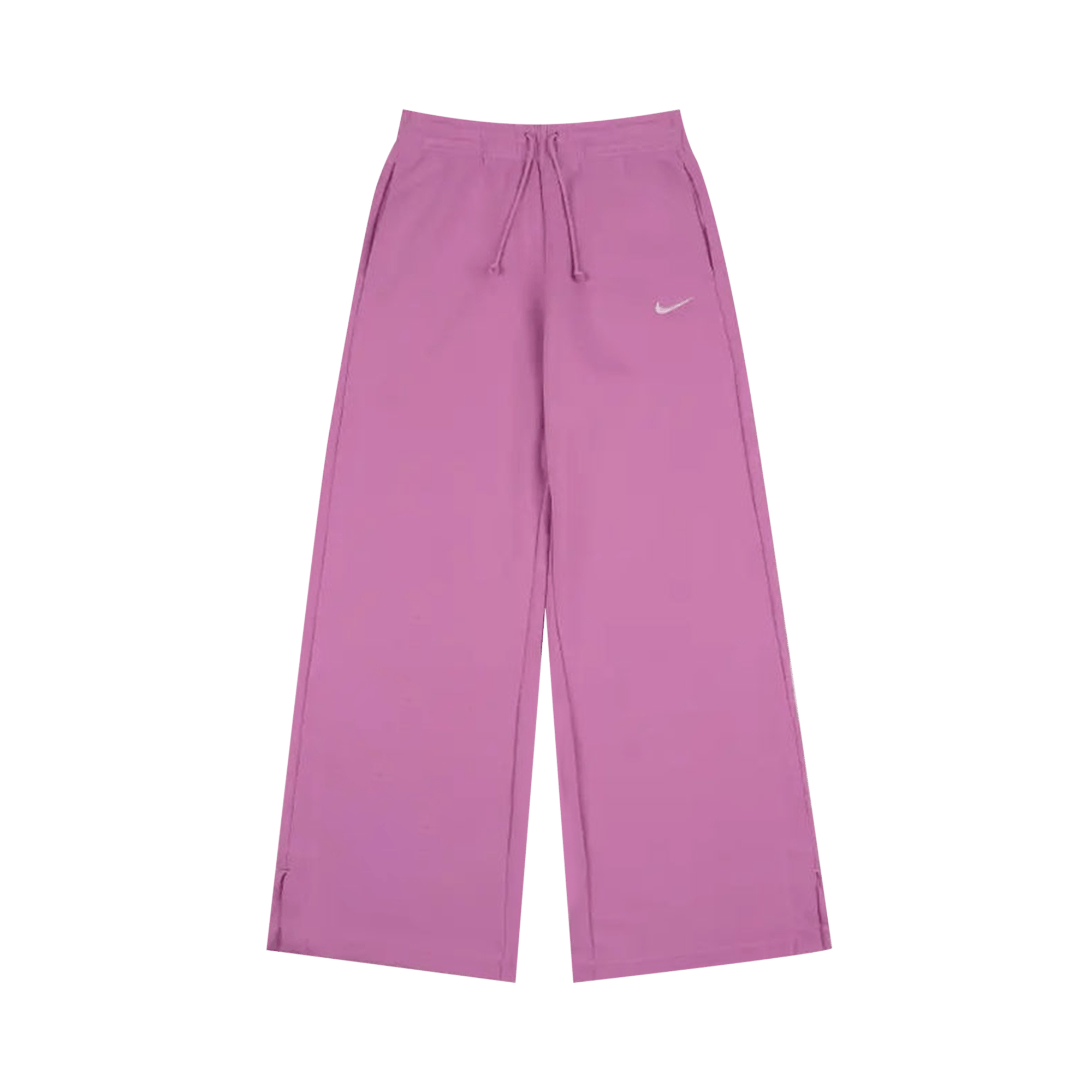 Nike NSW Phoenix Fleece High-Waisted Wide-Leg Pants 'Light Magenta/Sail'