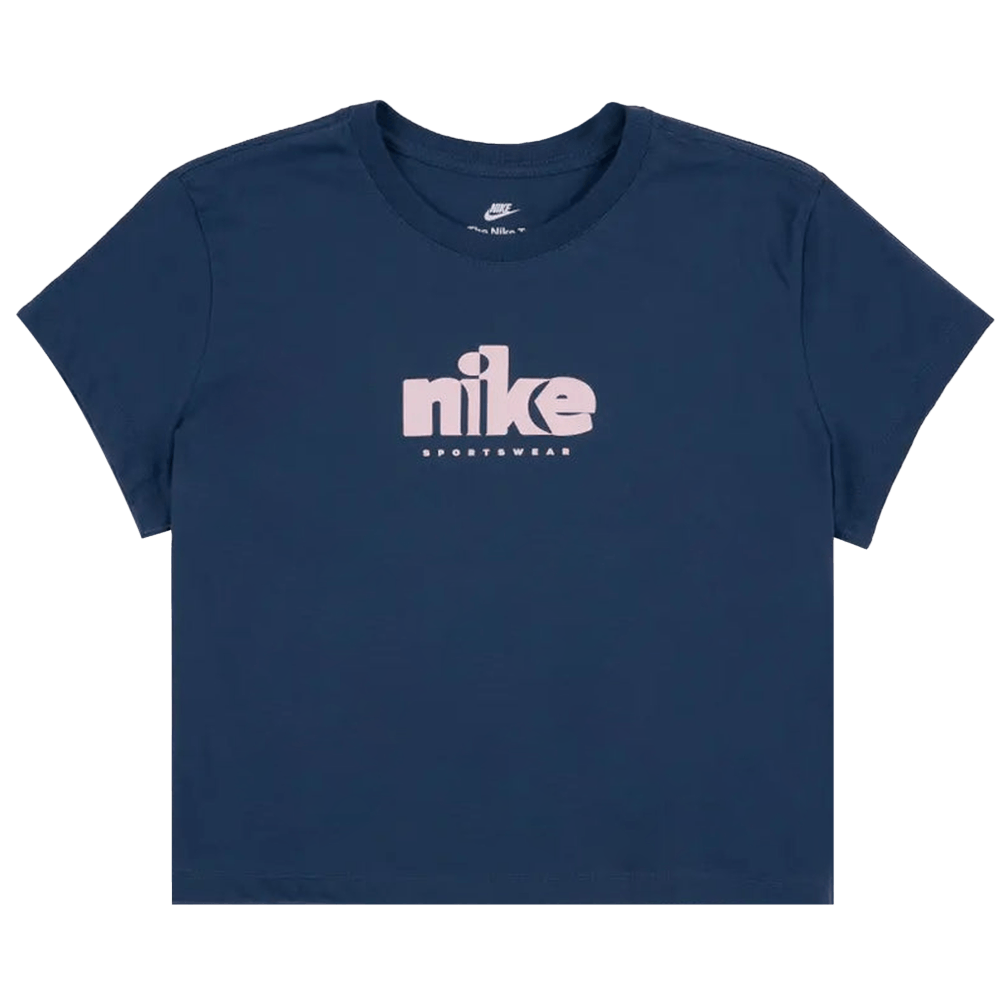Nike NSW Club Short-Sleeve Tee 'Mystic Navy/Pink Foam'
