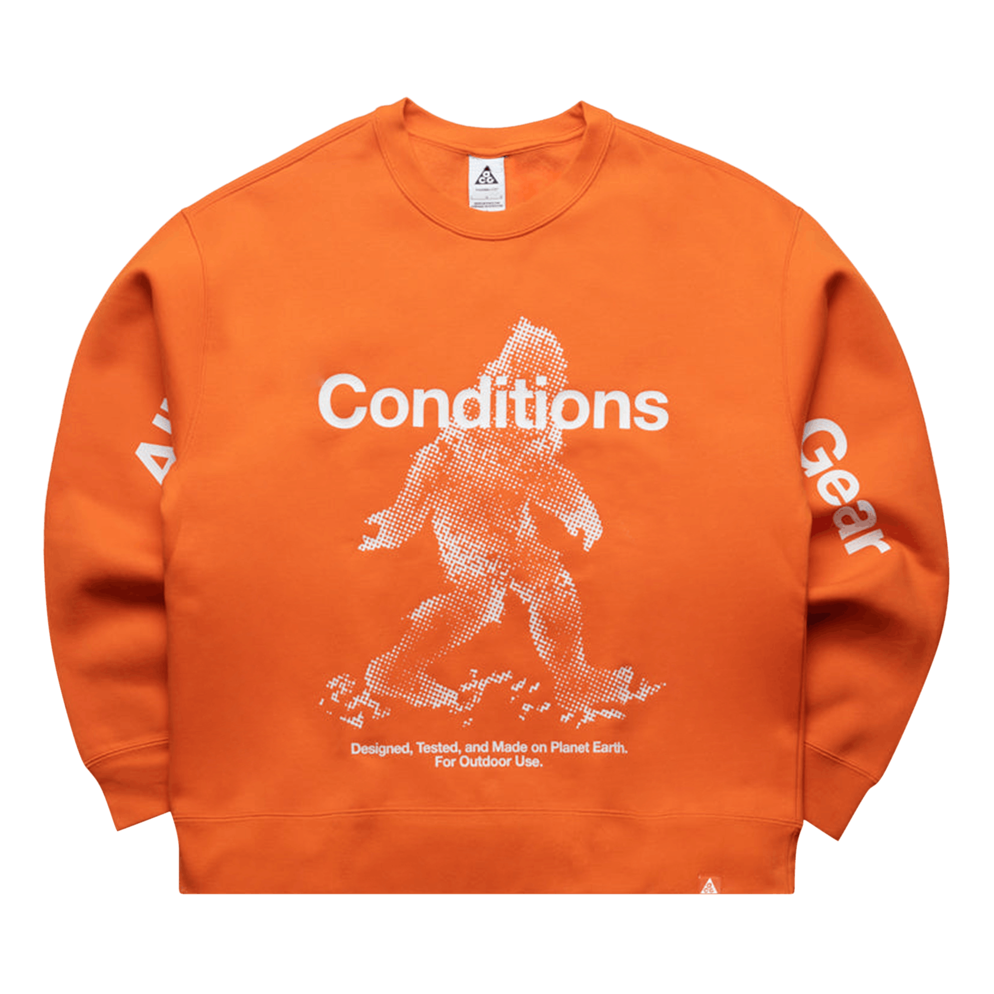 Nike ACG Tuff Fleece Therma-Fit Pullover Crew-Neck Sweatshirt 'Safety Orange'