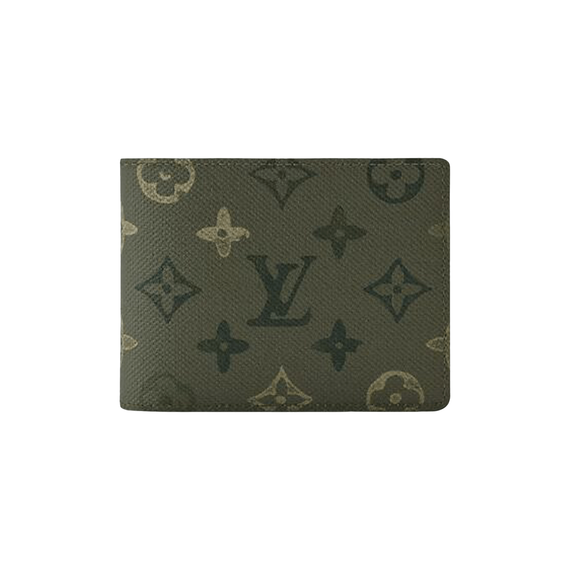 Buy Louis Vuitton Double Card Holder 'Borneo Green/Brown Monogram