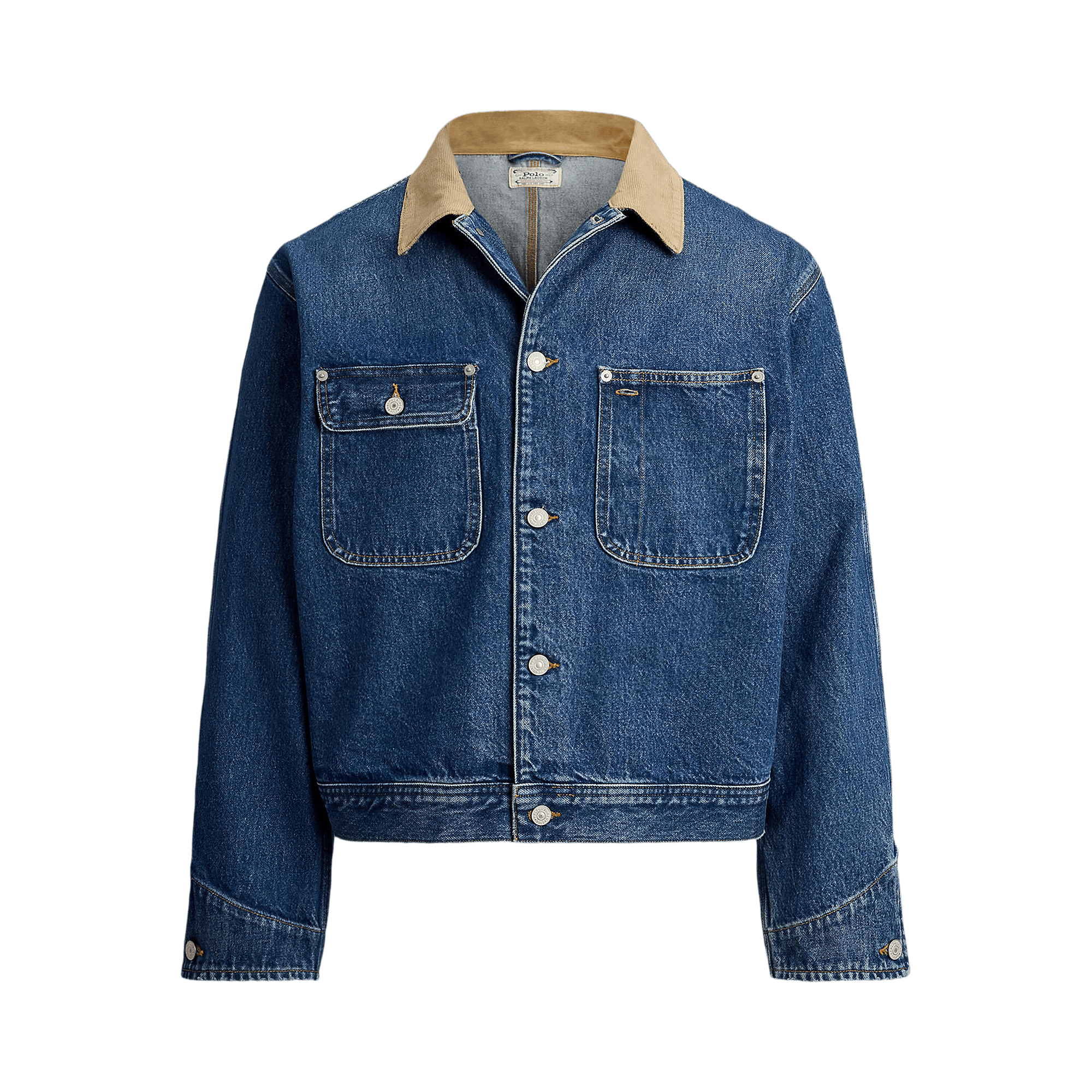 Polo Ralph Lauren Long-Sleeve Rigid Denim Woven Bomber Jacket 'Outpost'