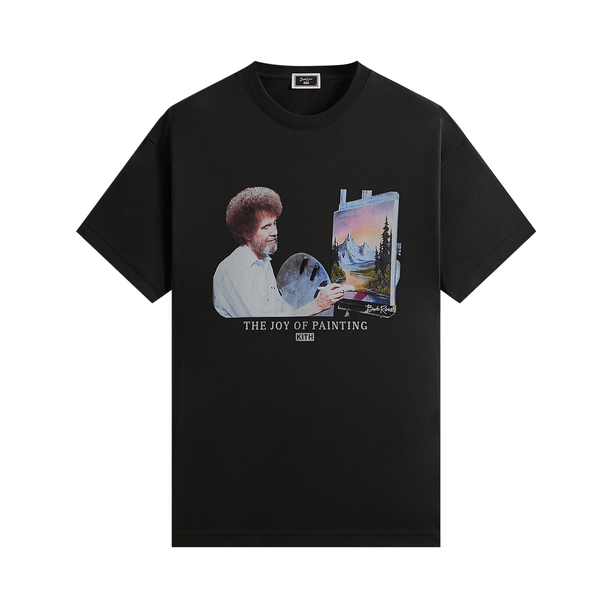 Kith For Bob Ross Joy Of Painting Portrait Tee 'Black'