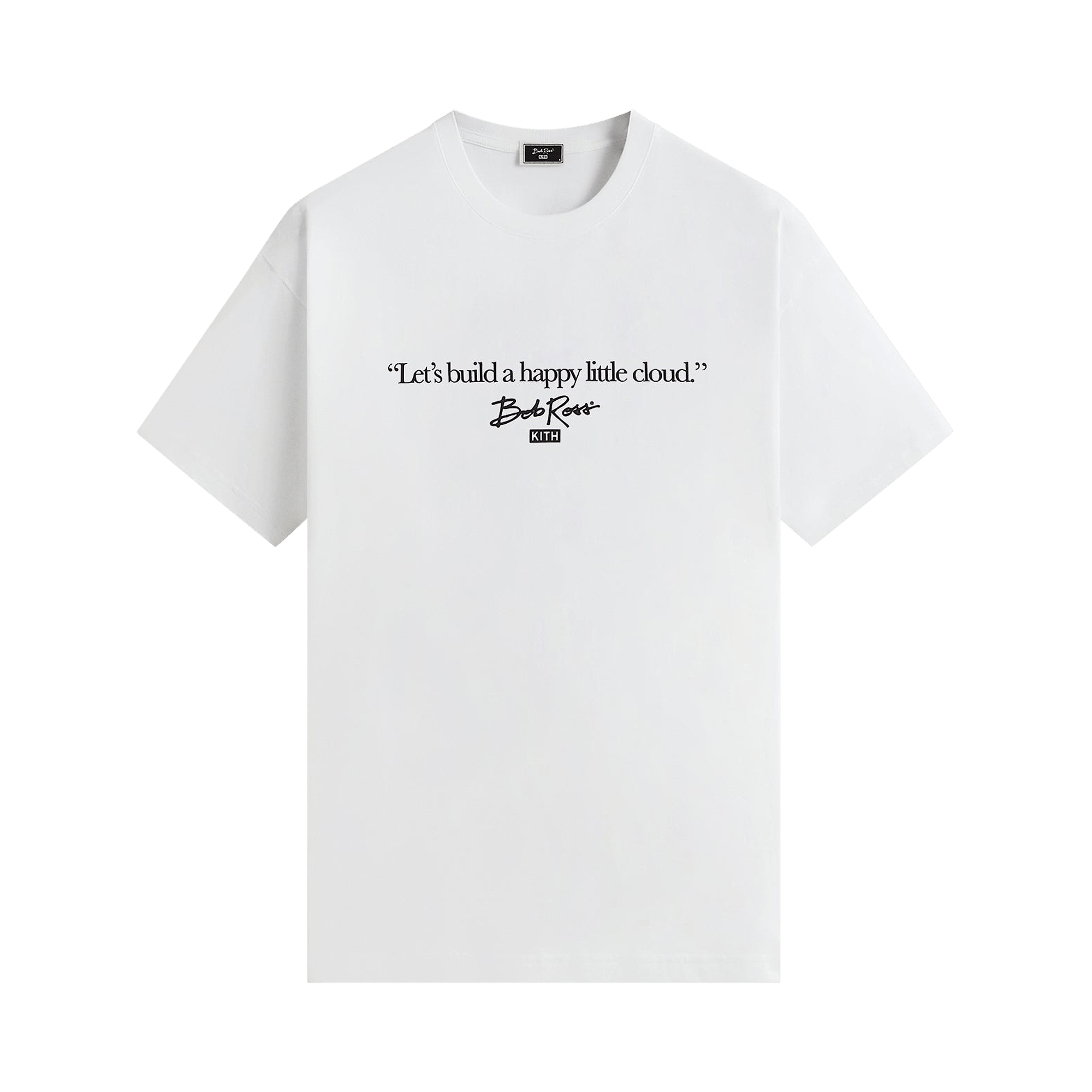Kith For Bob Ross Happy Clouds Quote Tee 'White'