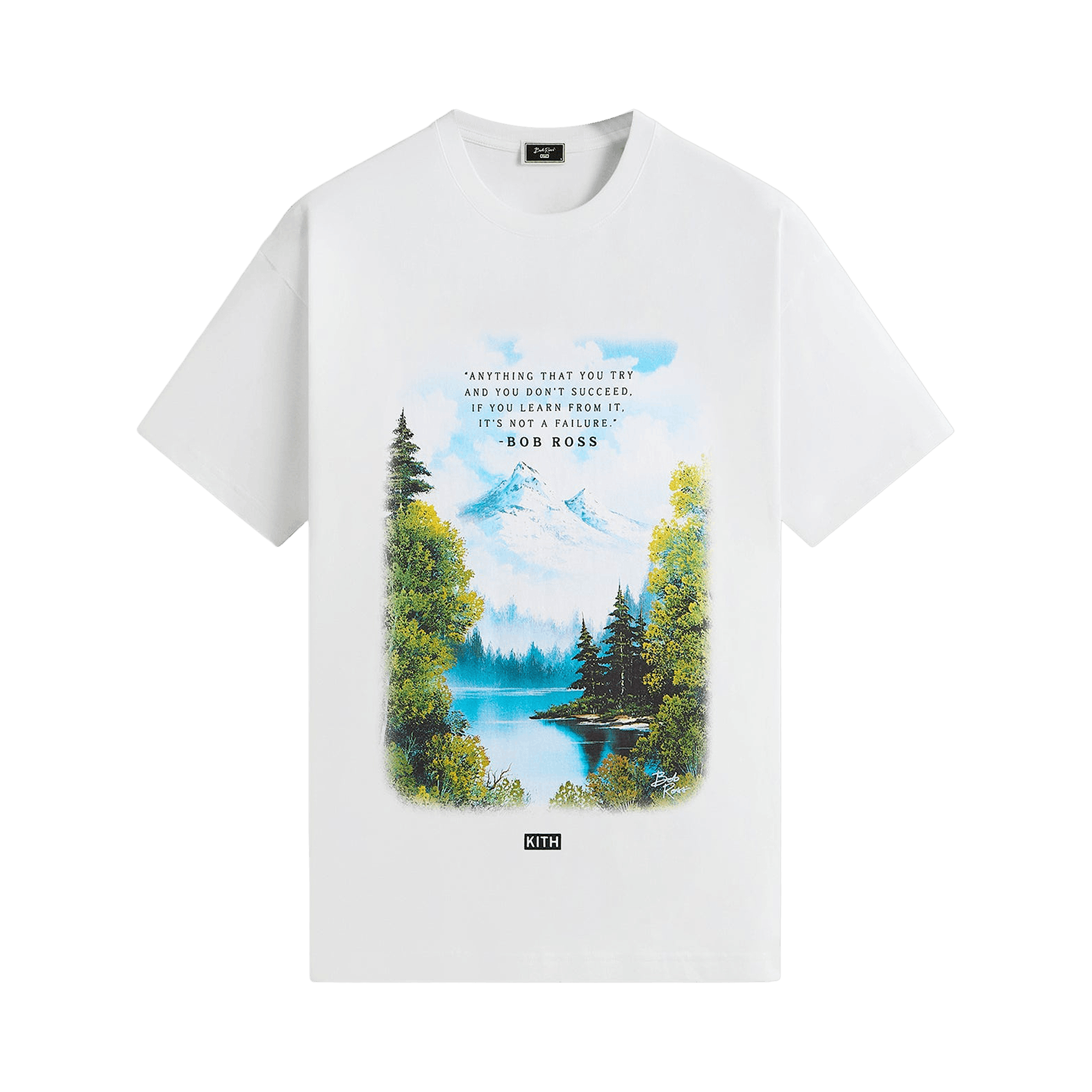 Kith For Bob Ross Inspiration Vintage Tee 'White'