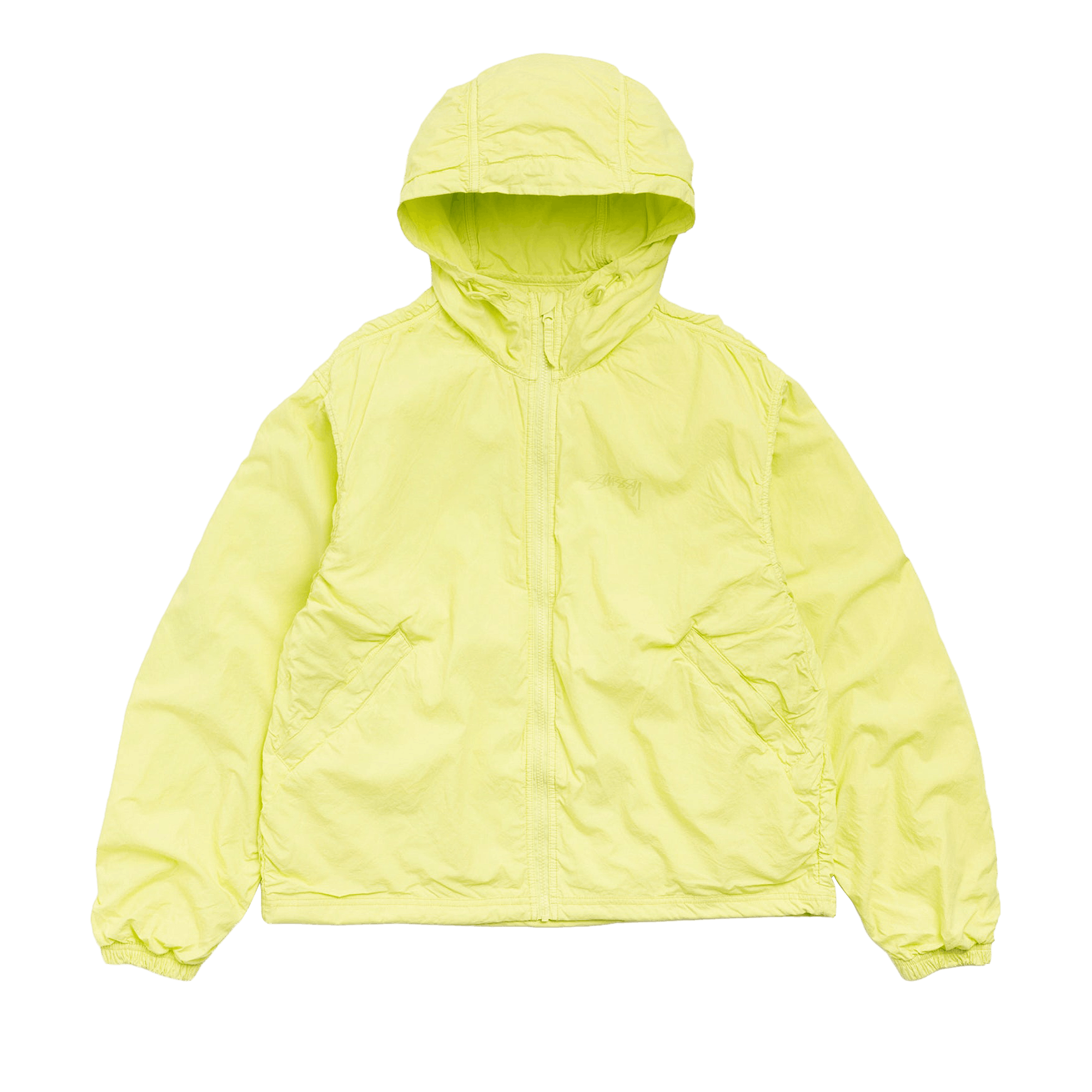 Stussy Double Cotton Hooded Jacket 'Lime'