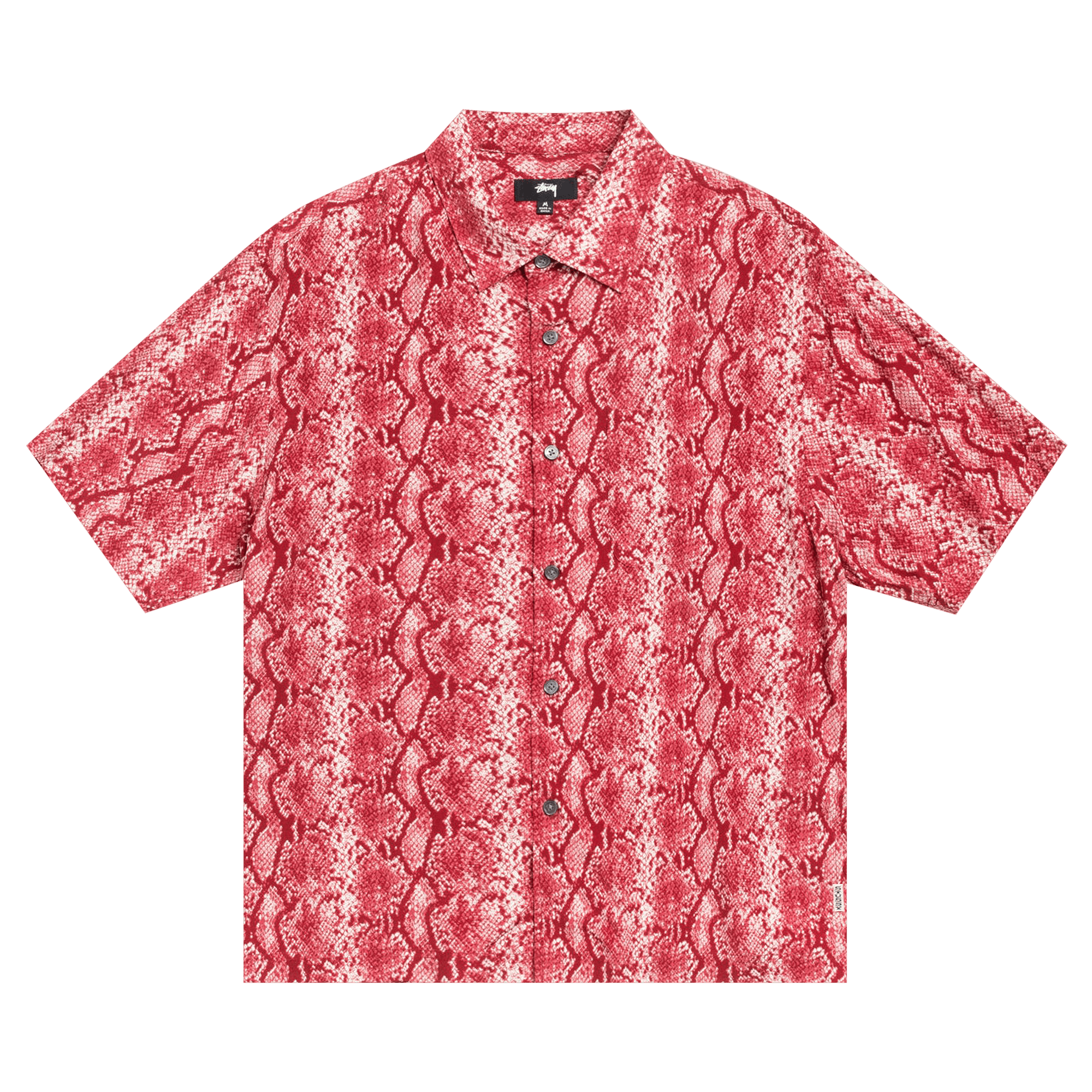 Stussy Python Short-Sleeve Shirt 'Red'