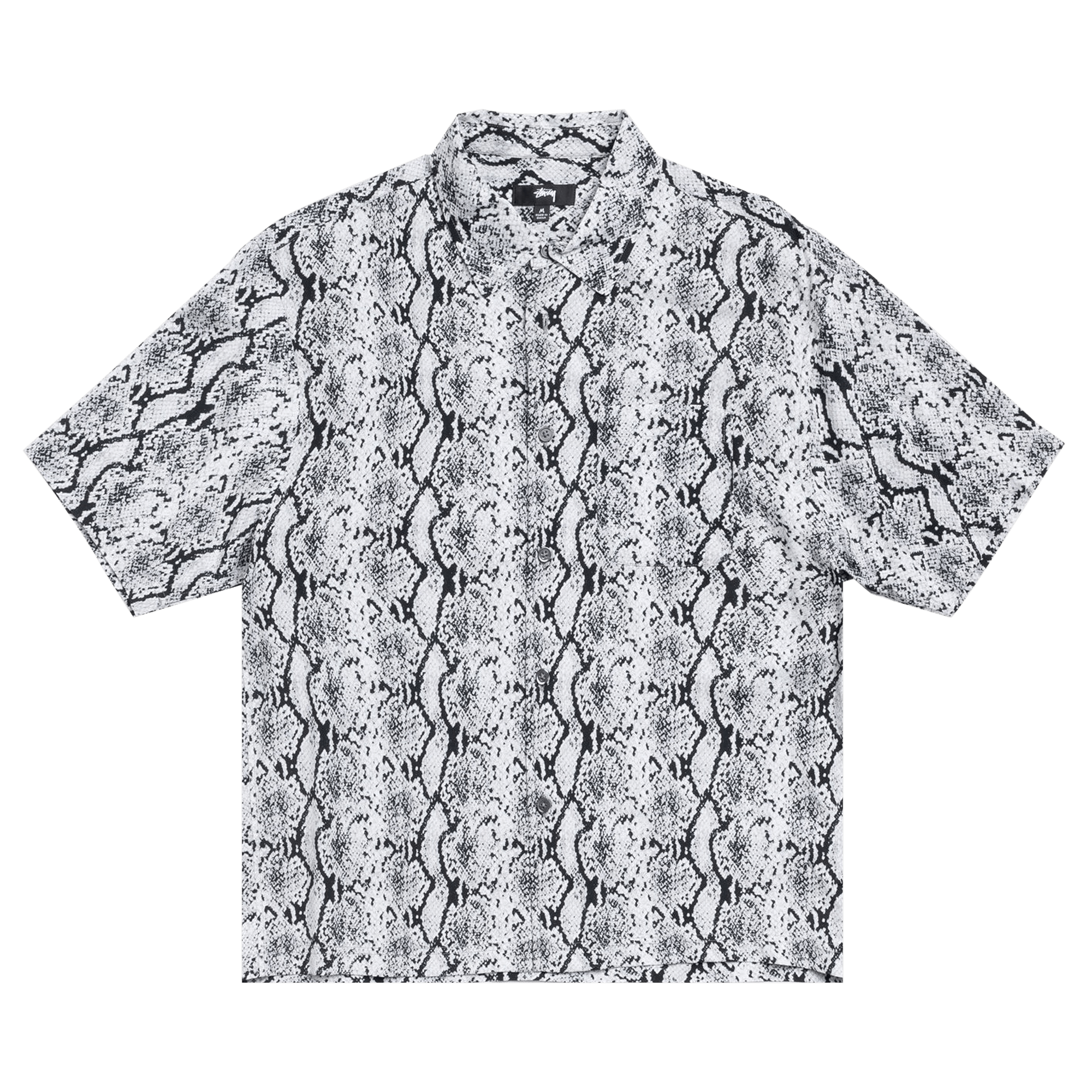 Stussy Python Short-Sleeve Shirt 'Grey'