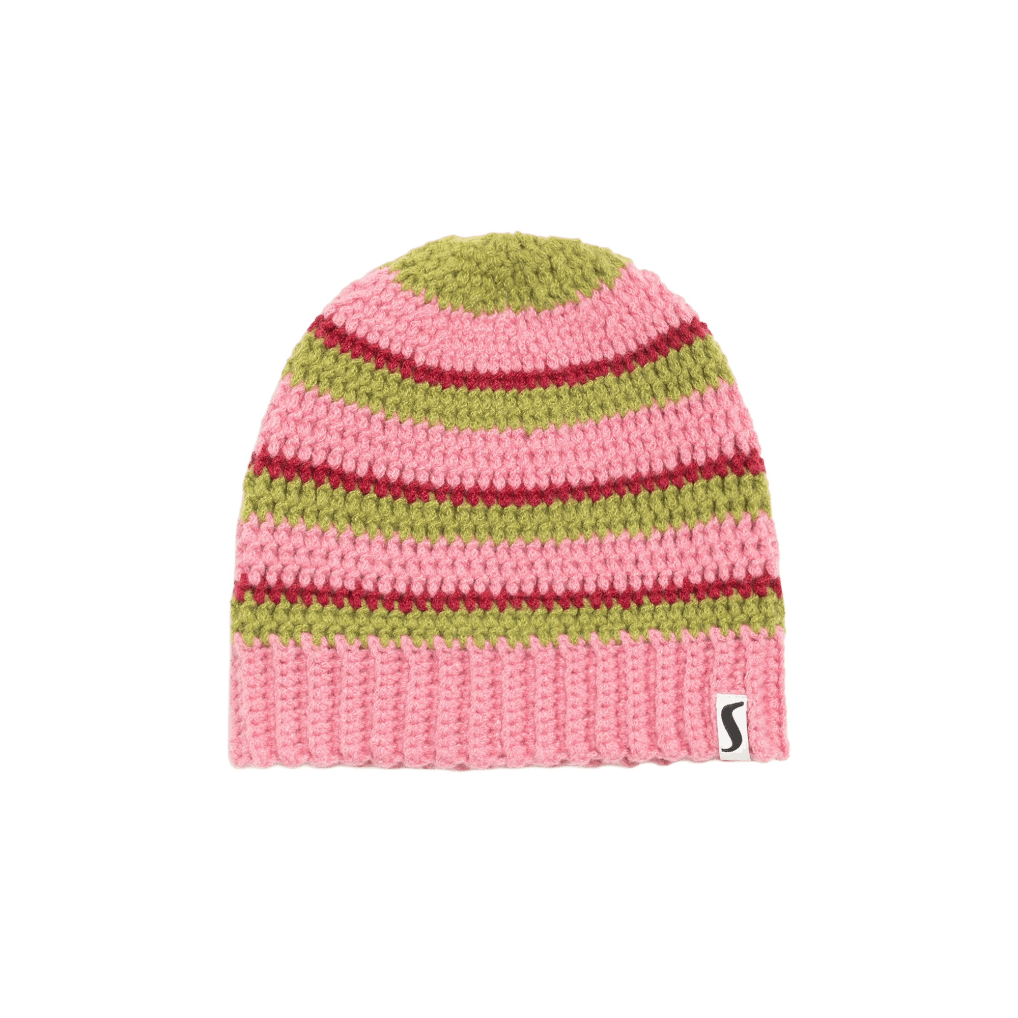 Stussy Stripe Knit Skullcap 'Pink'