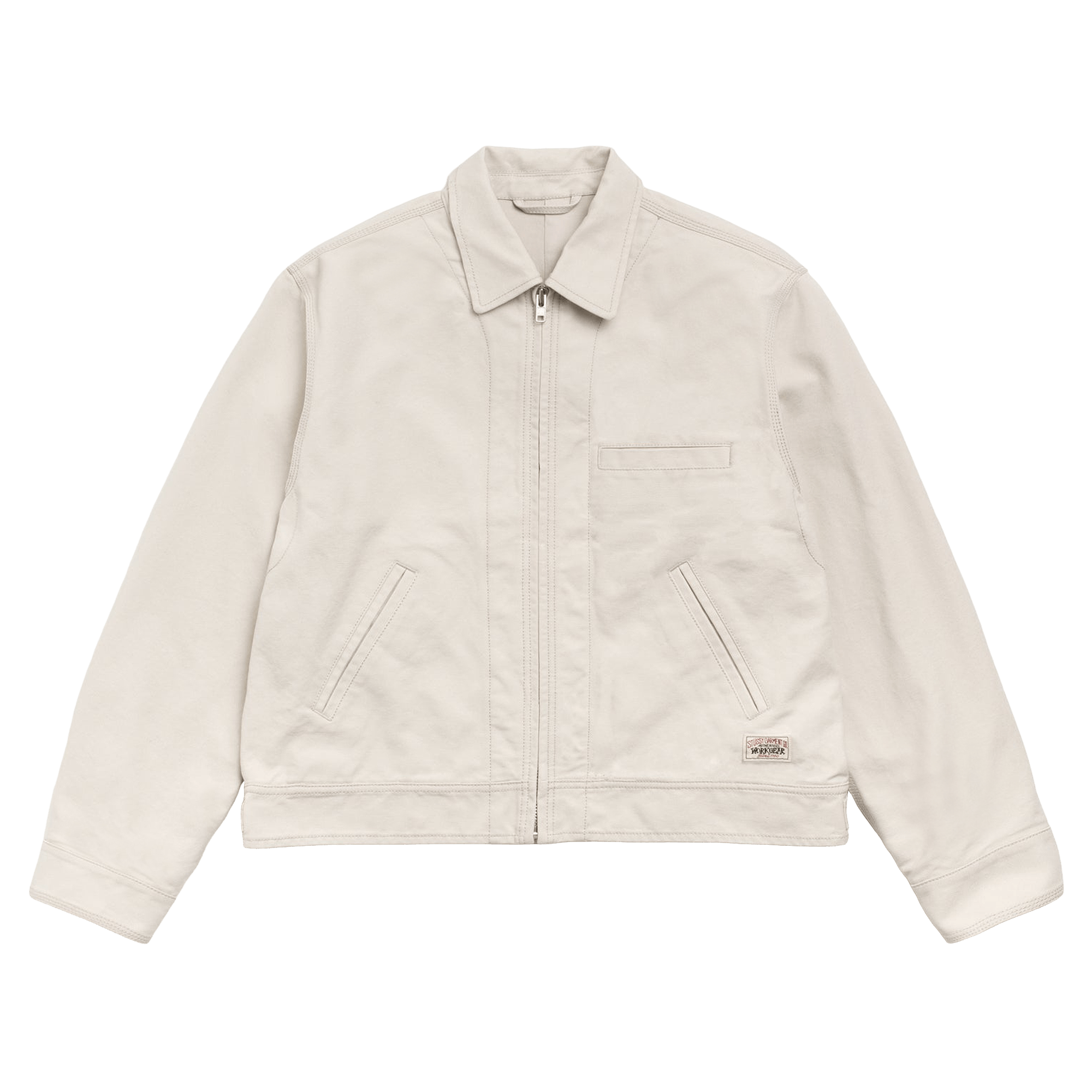 Stussy Work Jacket Collared 'Stone'