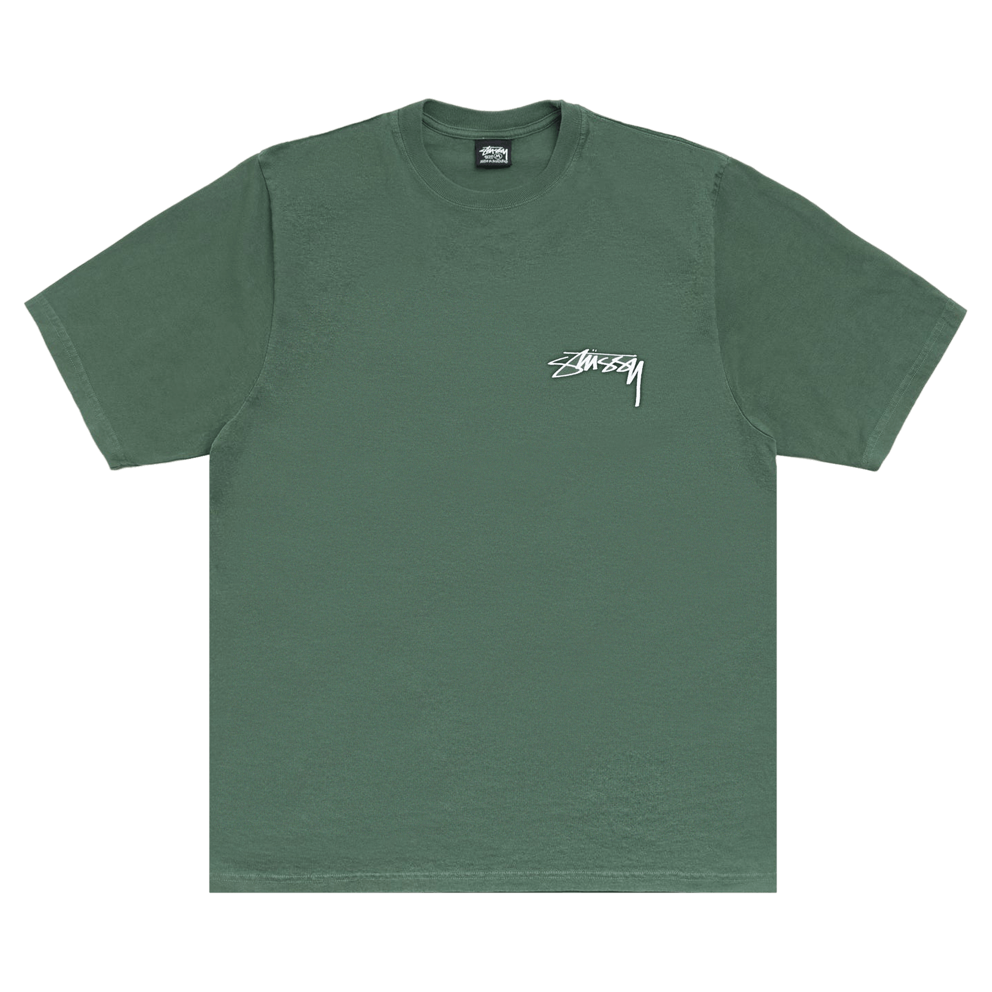 Stussy Stack Tee Pigment Dyed 'Pine'