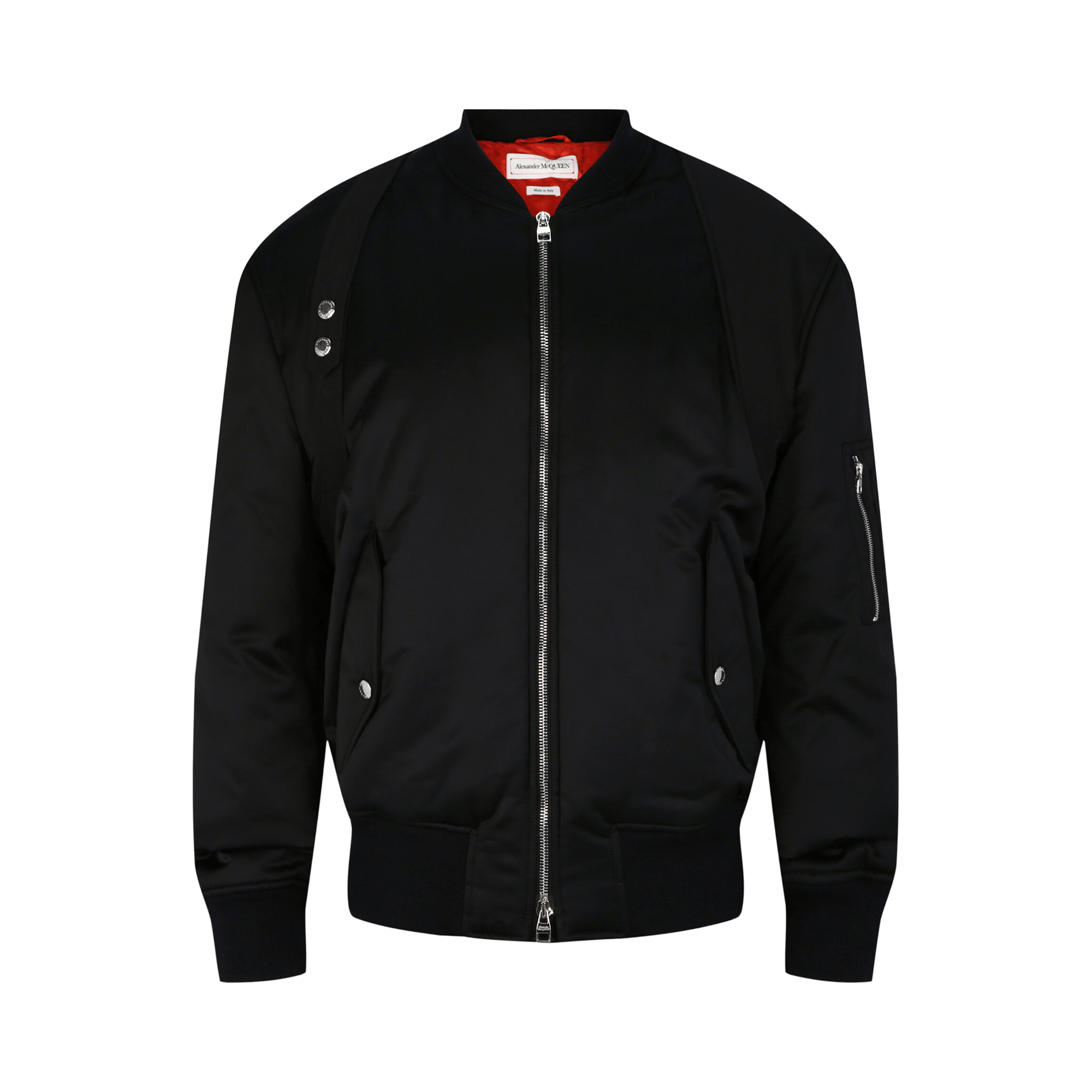 Alexander McQueen Harness MA-1 Bomber Jacket 'Black'