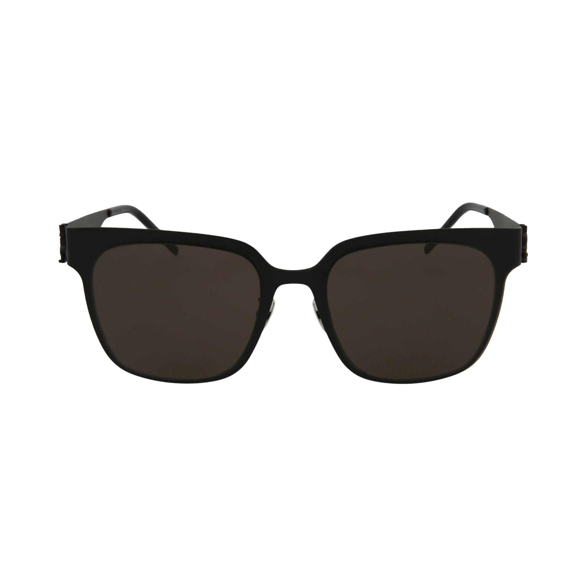 Saint Laurent Square Metal Sunglasses 'Black/Grey'