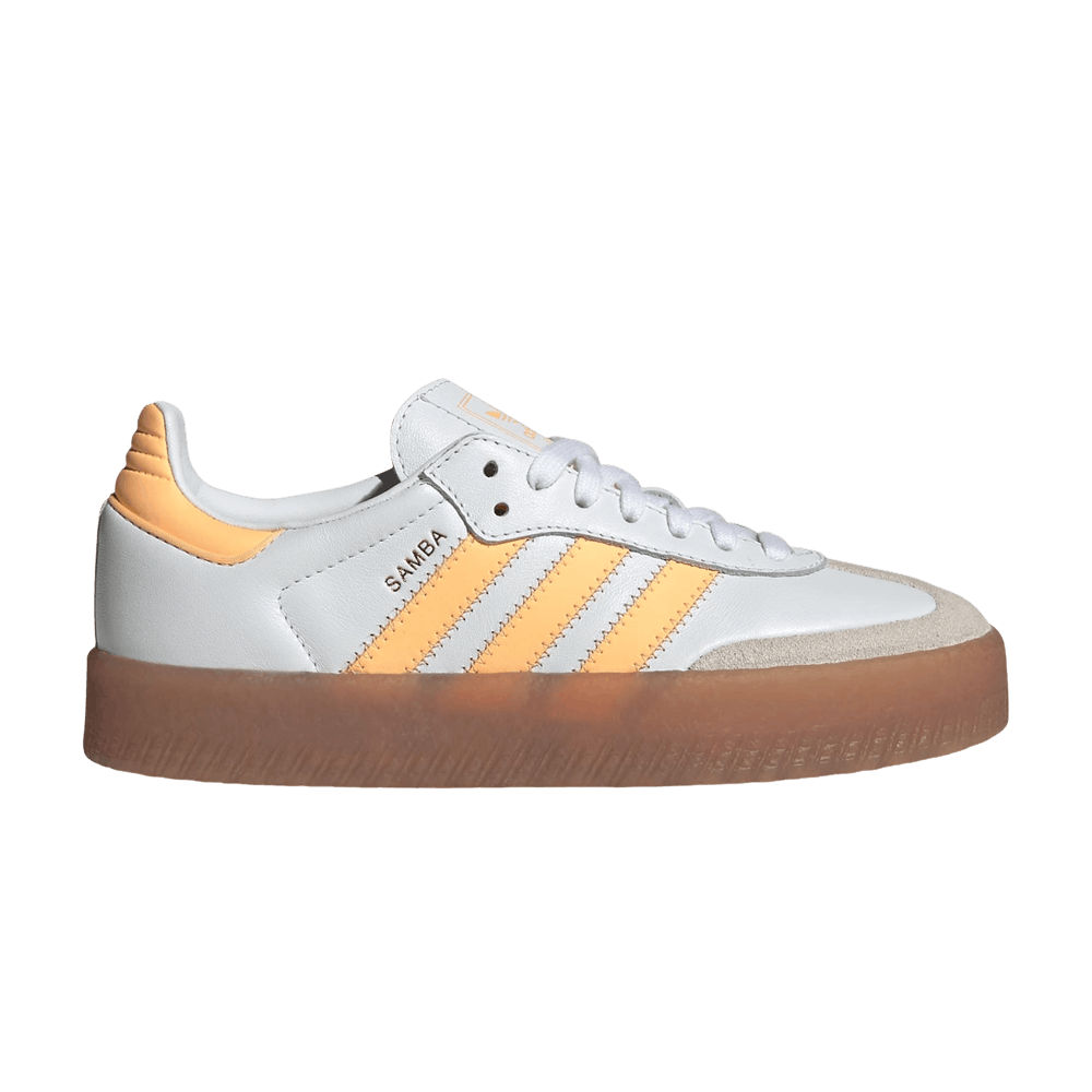 adidas Sambae J 'Cloud White Acid Orange Gold Metallic'