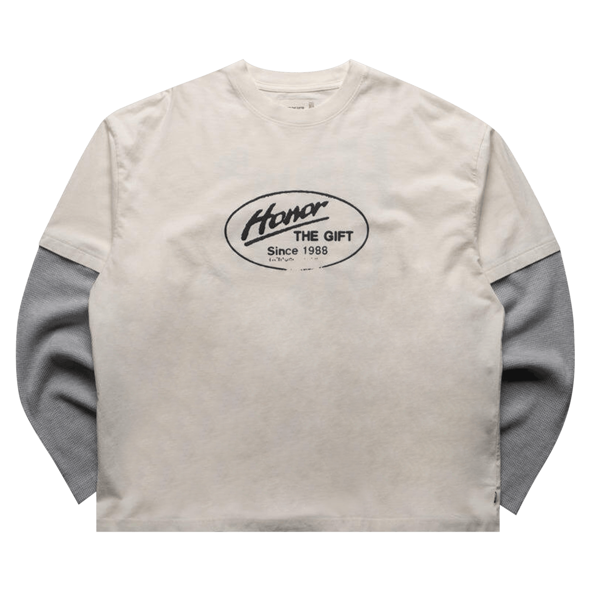 Honor The Gift Just Be Long-Sleeve Tee 'White'
