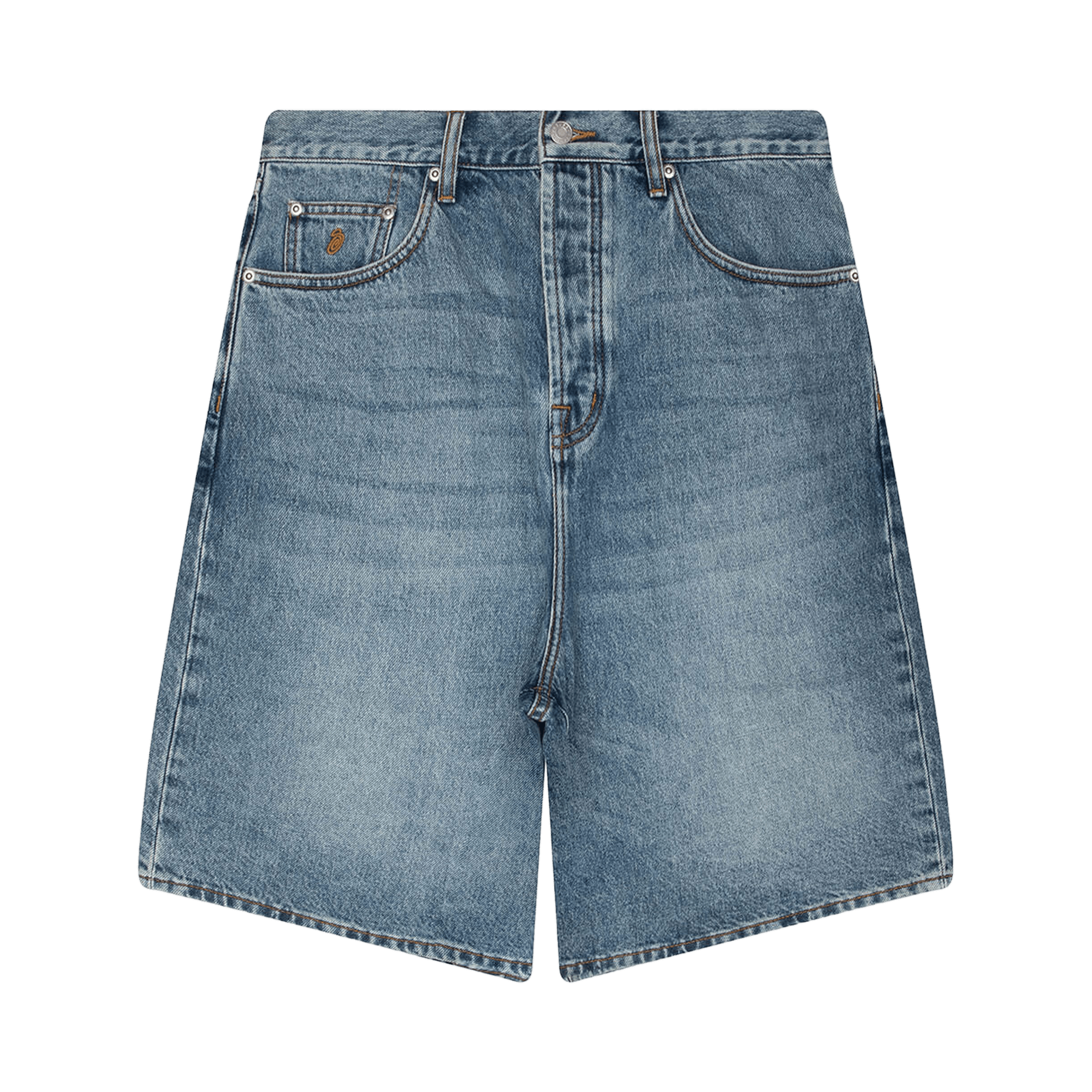 Stussy Big Ol' Shorts Denim 'Indigo Stone Wash'