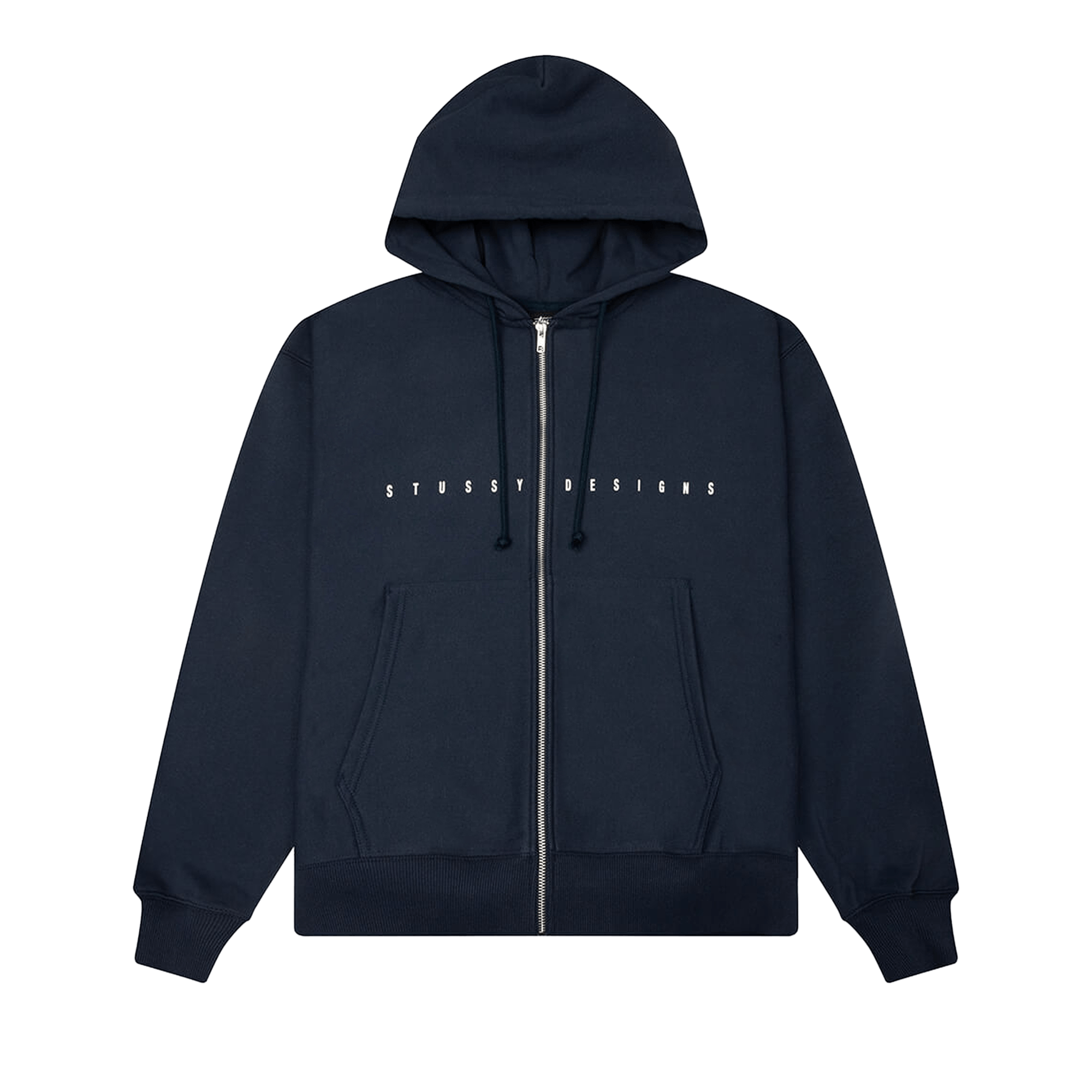 Stussy S Box Zip Hoodie 'Navy'