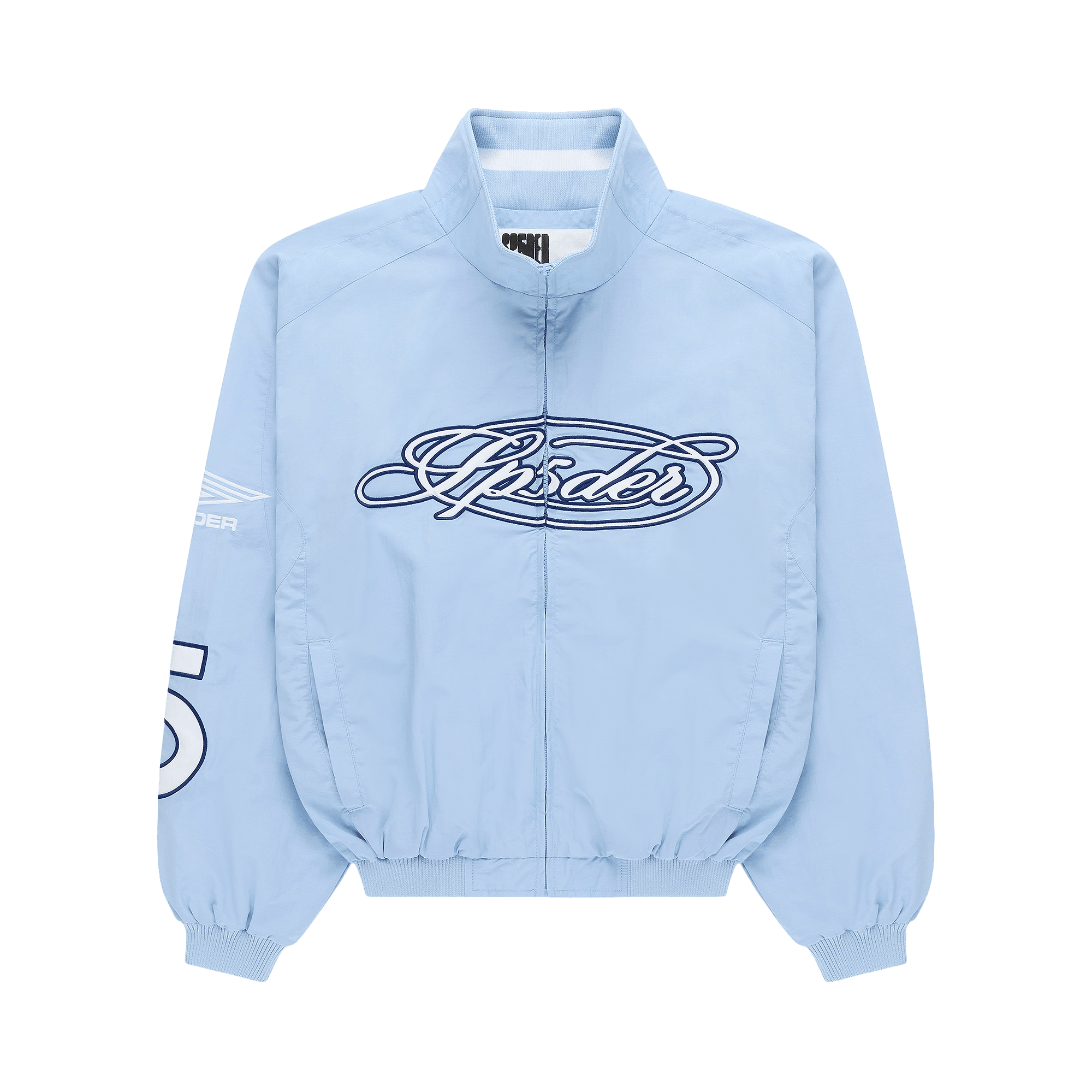 Sp5der Script Warm Up Jacket 'Rock Blue'
