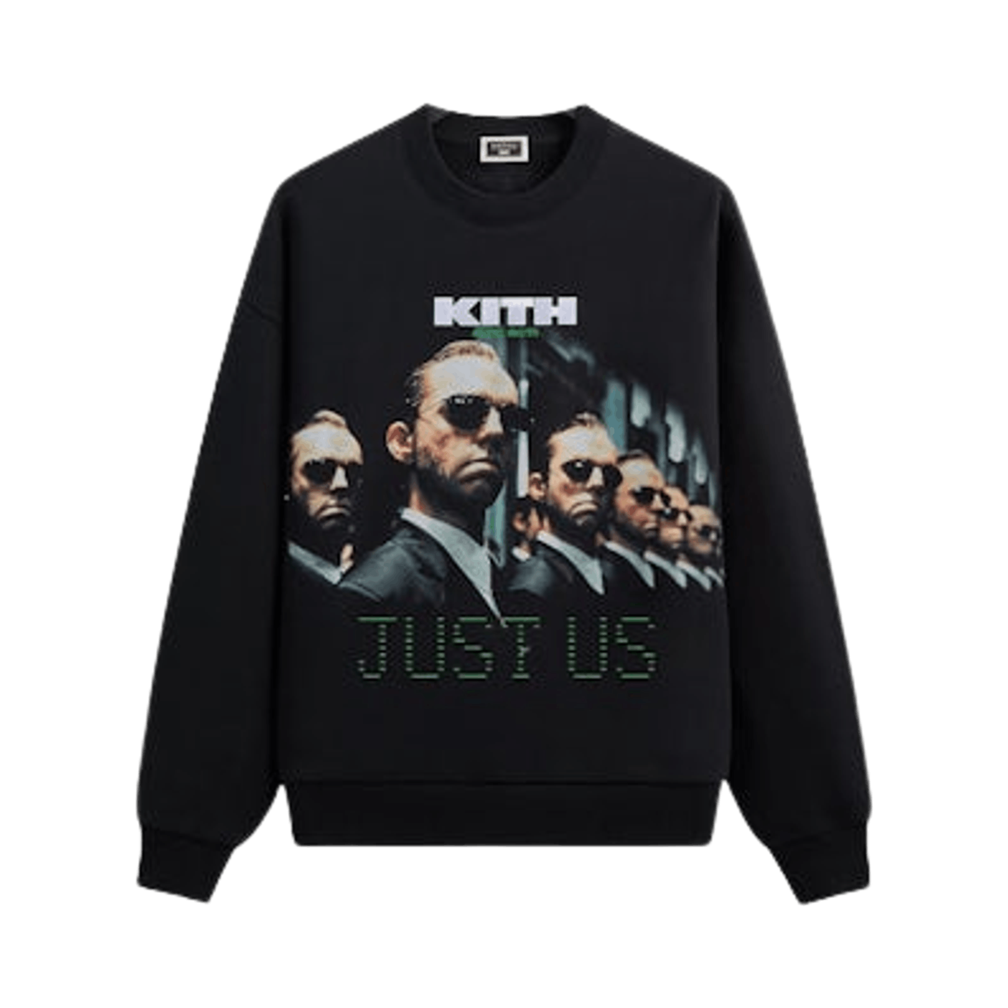 Kith For The Matrix Just Us Vintage Nelson Crewneck 'Black'