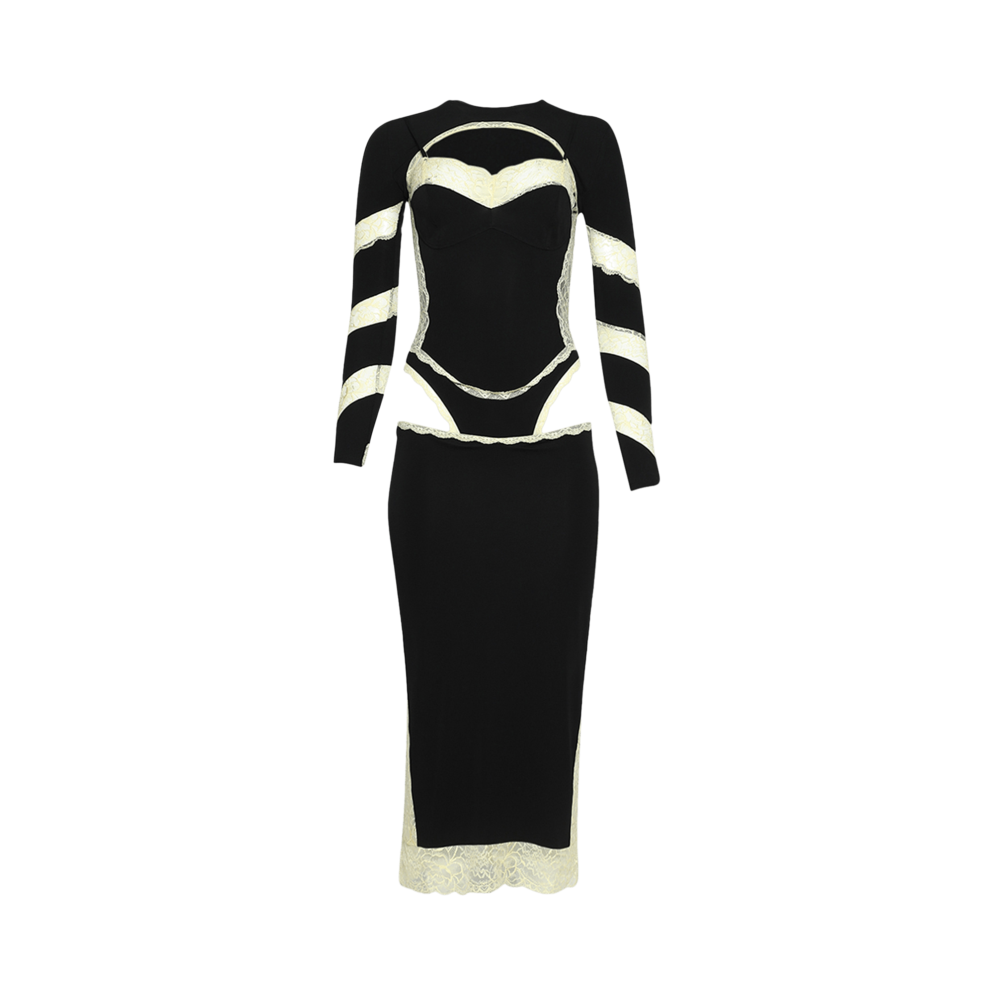 chrome heart black dress Chrome Hearts Black Slim Dress main image 1