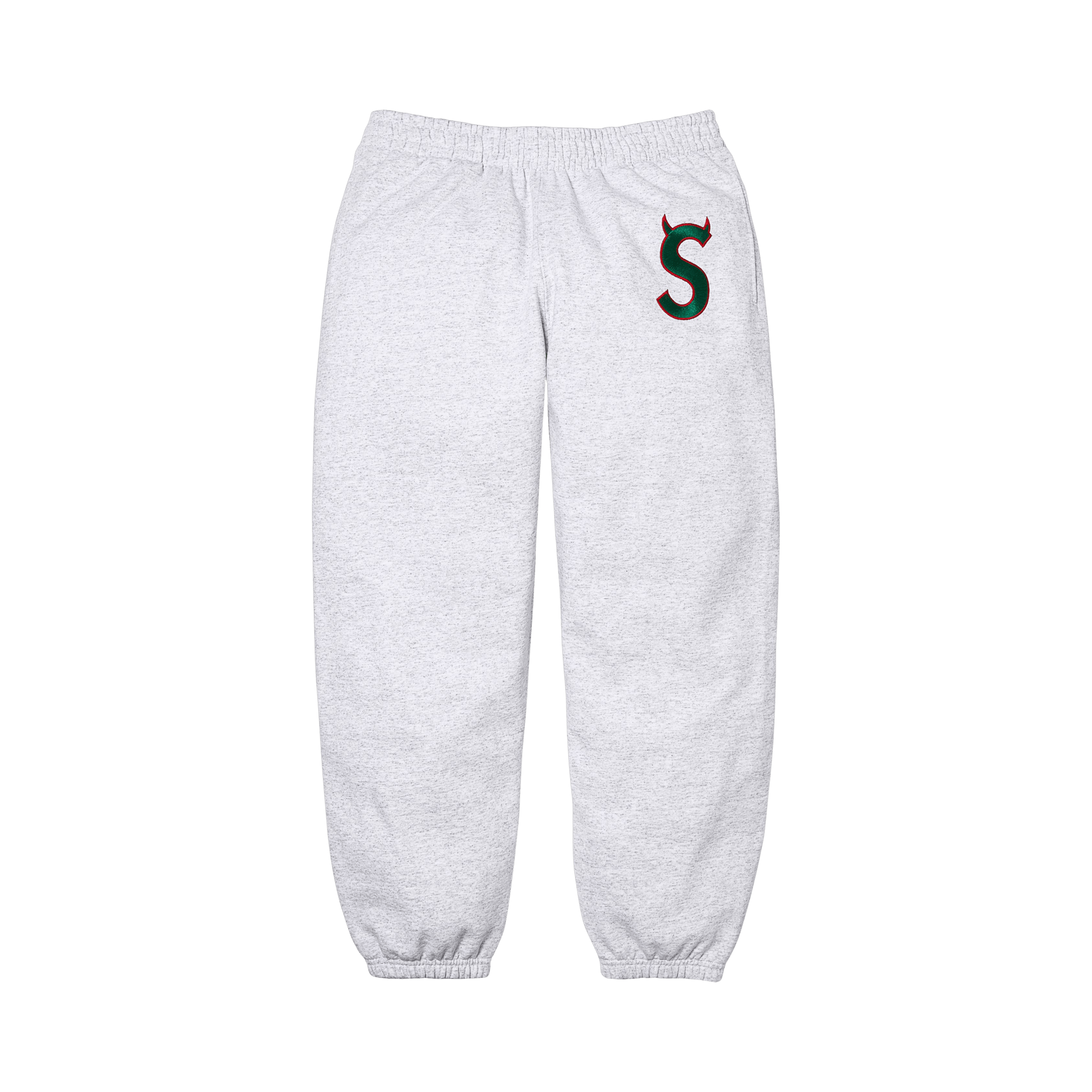 Supreme Devil S Logo Sweatpant 'Ash Grey'