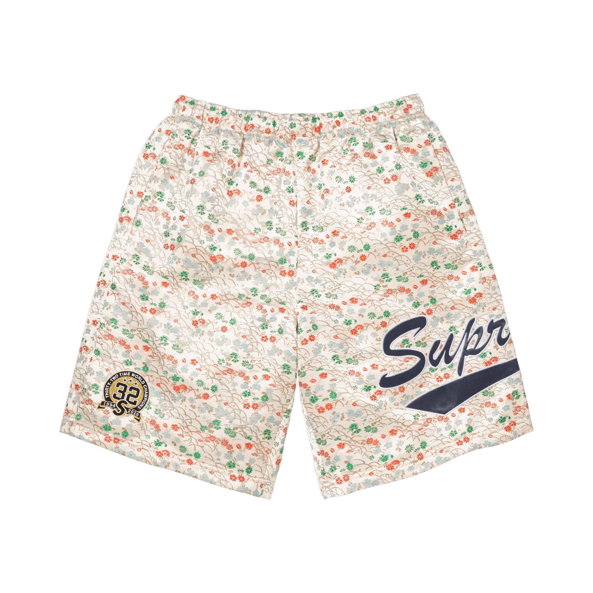 Supreme Floral Jacquard Short 'White'