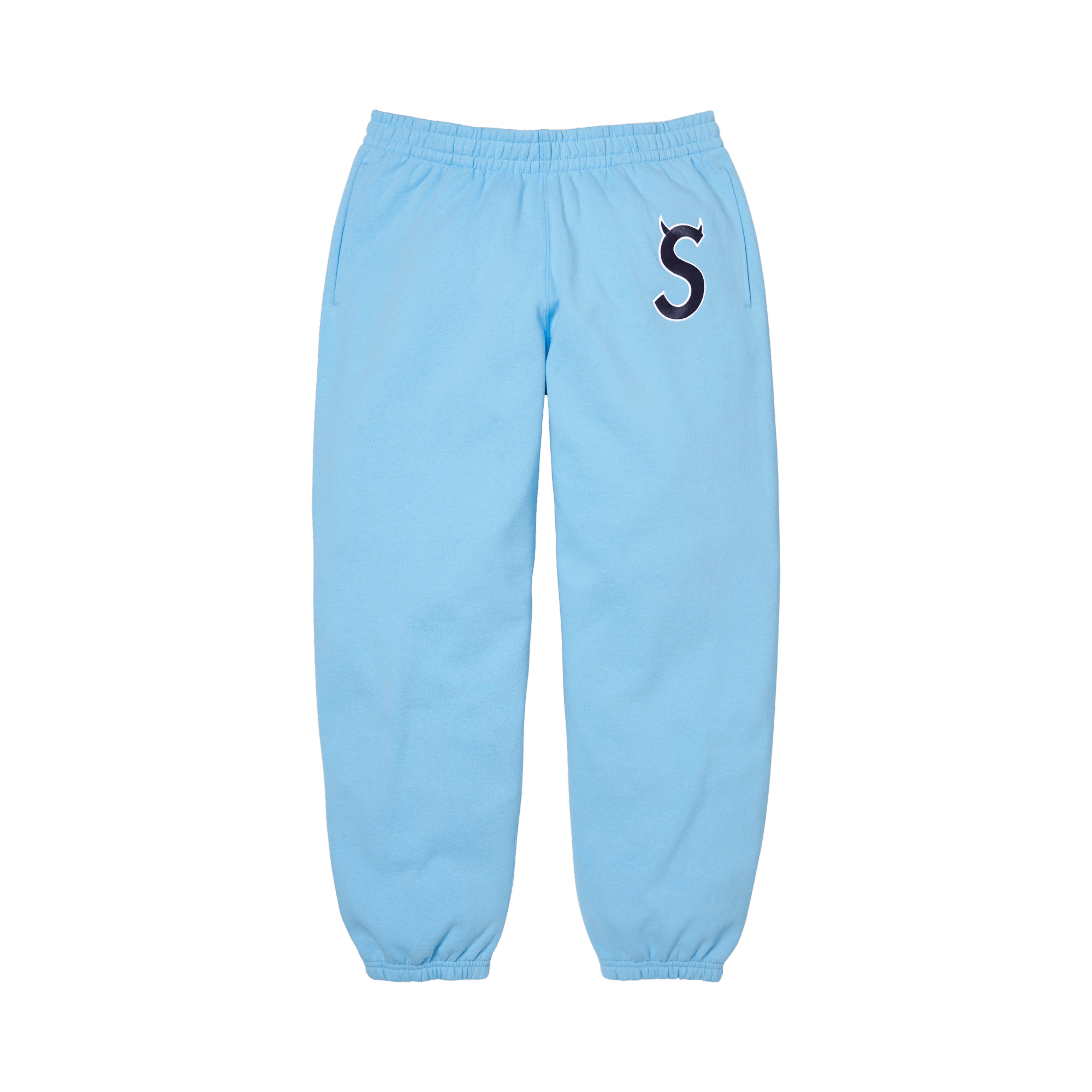 Supreme Devil S Logo Sweatpant 'Light Blue'