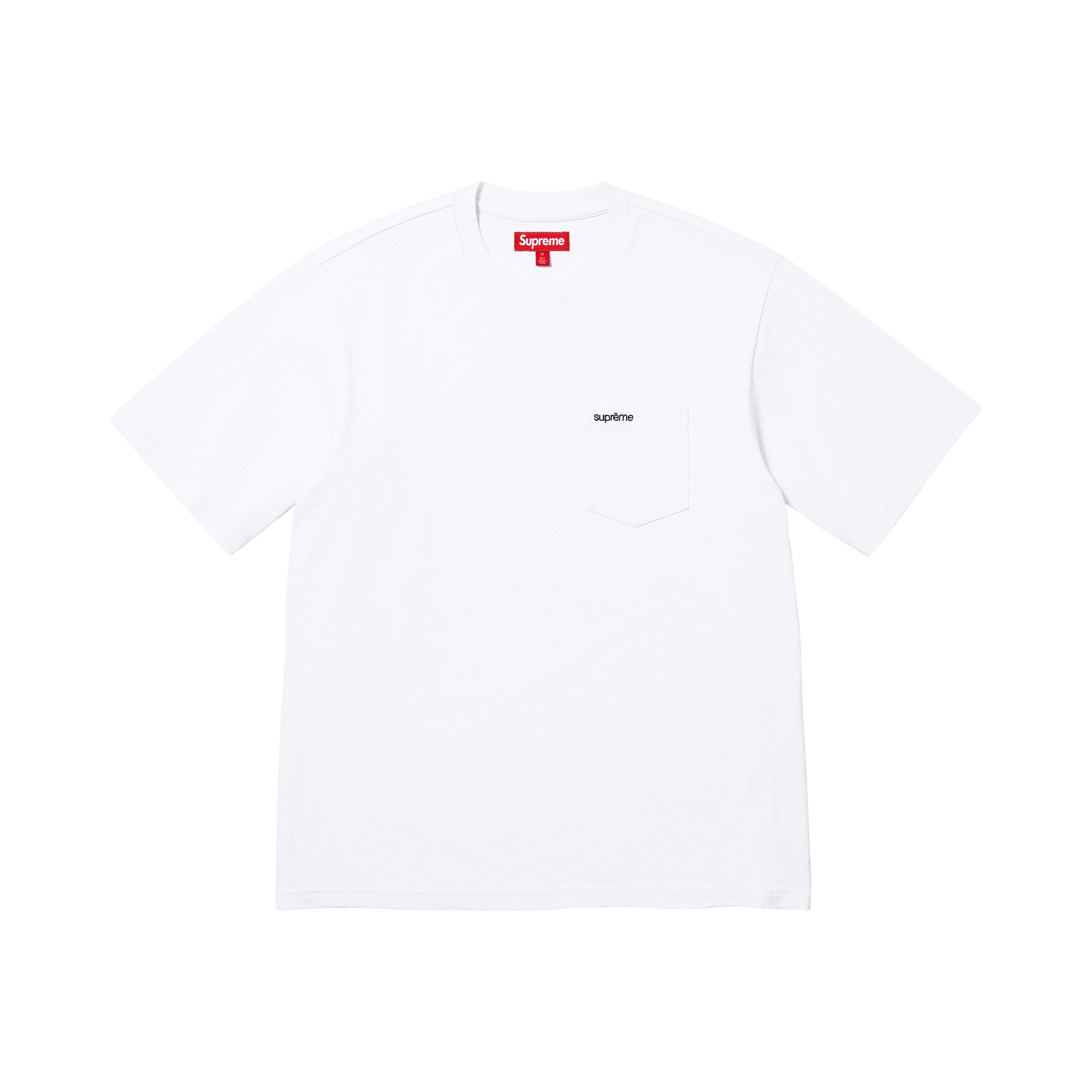 Supreme Short-Sleeve Pocket Tee 'White'