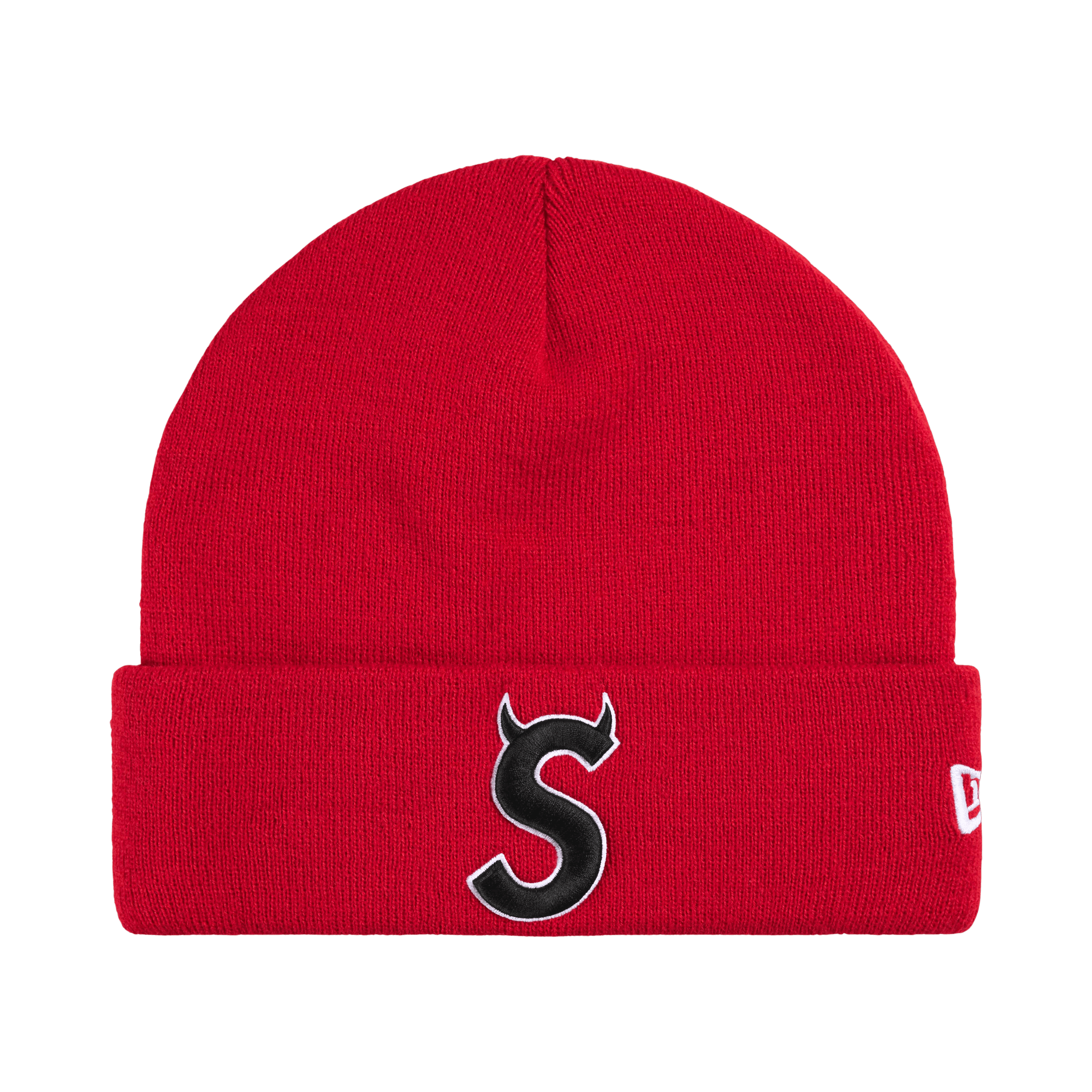 Supreme New Era Devil S Logo Beanie 'Red'