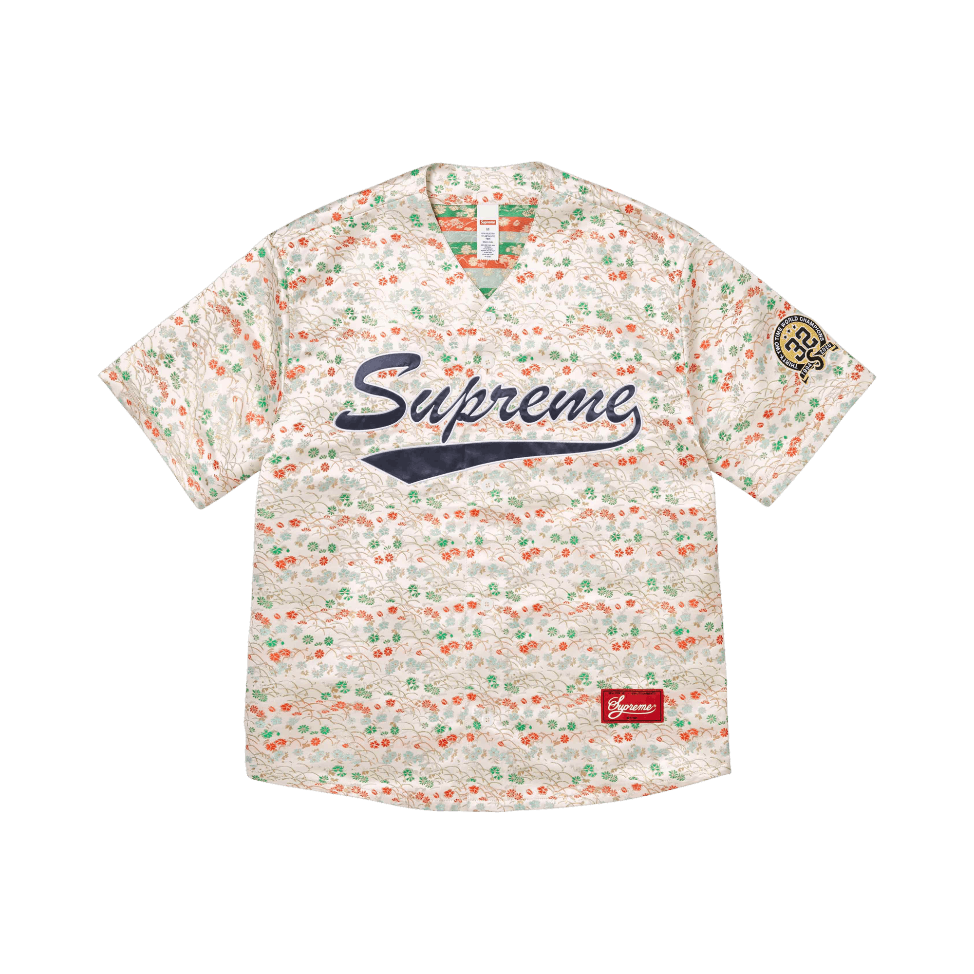 Supreme Floral Jacquard Jersey 'White'