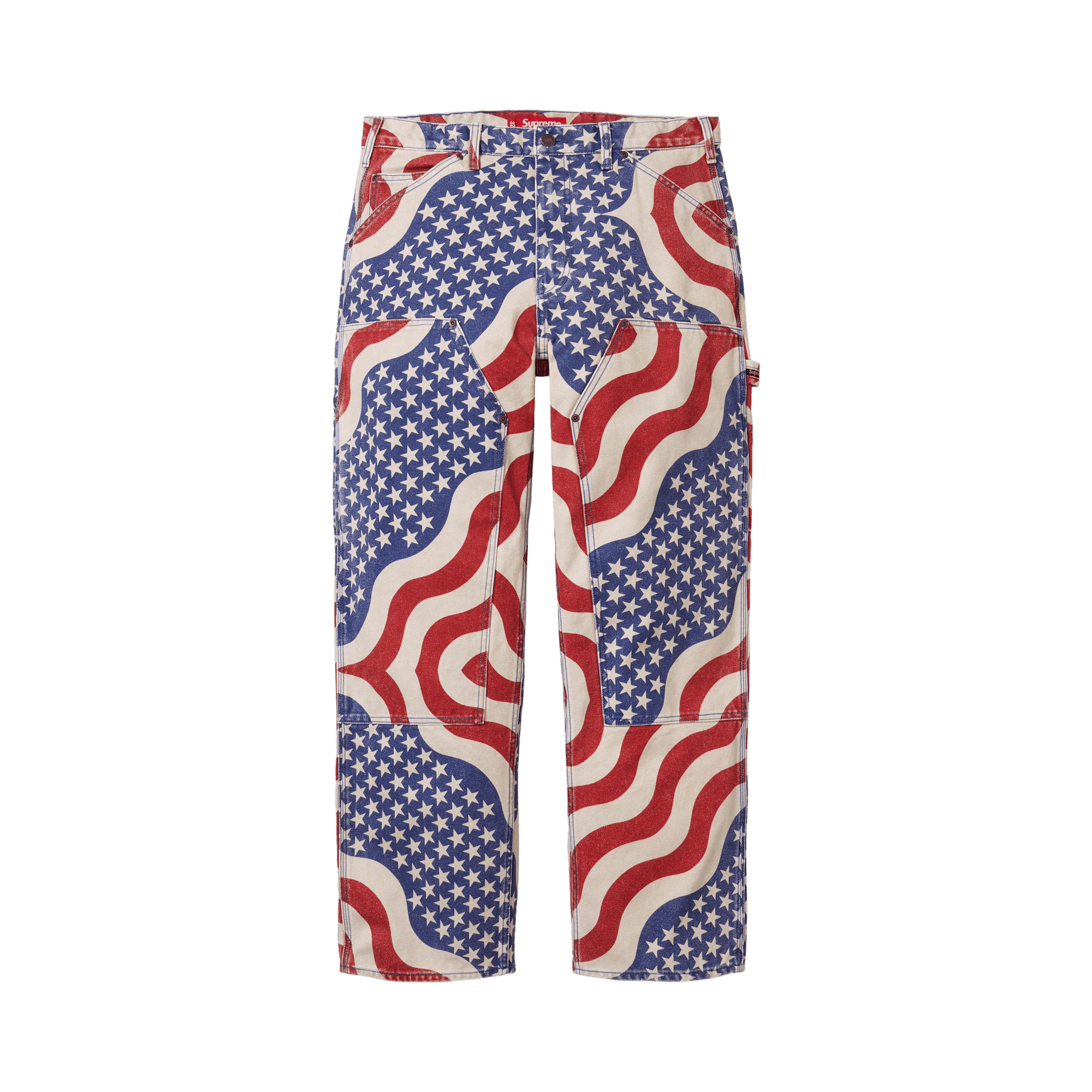Supreme Flag Double Knee Painter Pant 'Multicolor'