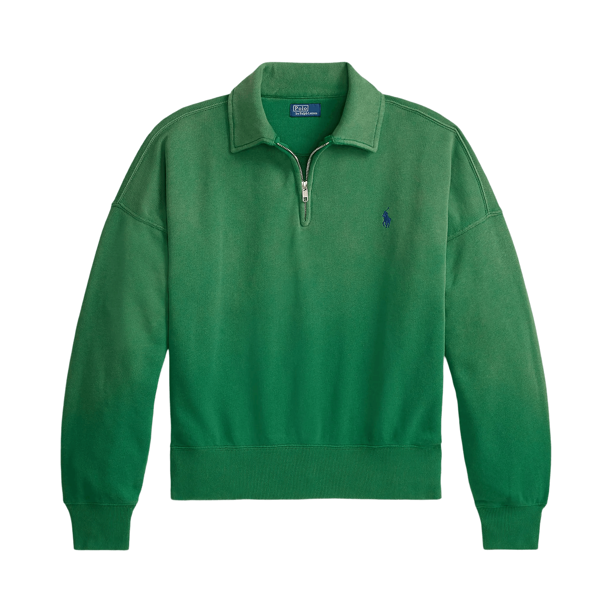 Polo Ralph Lauren Long-Sleeve Mock Neck Half Zip 'Fiji Green'