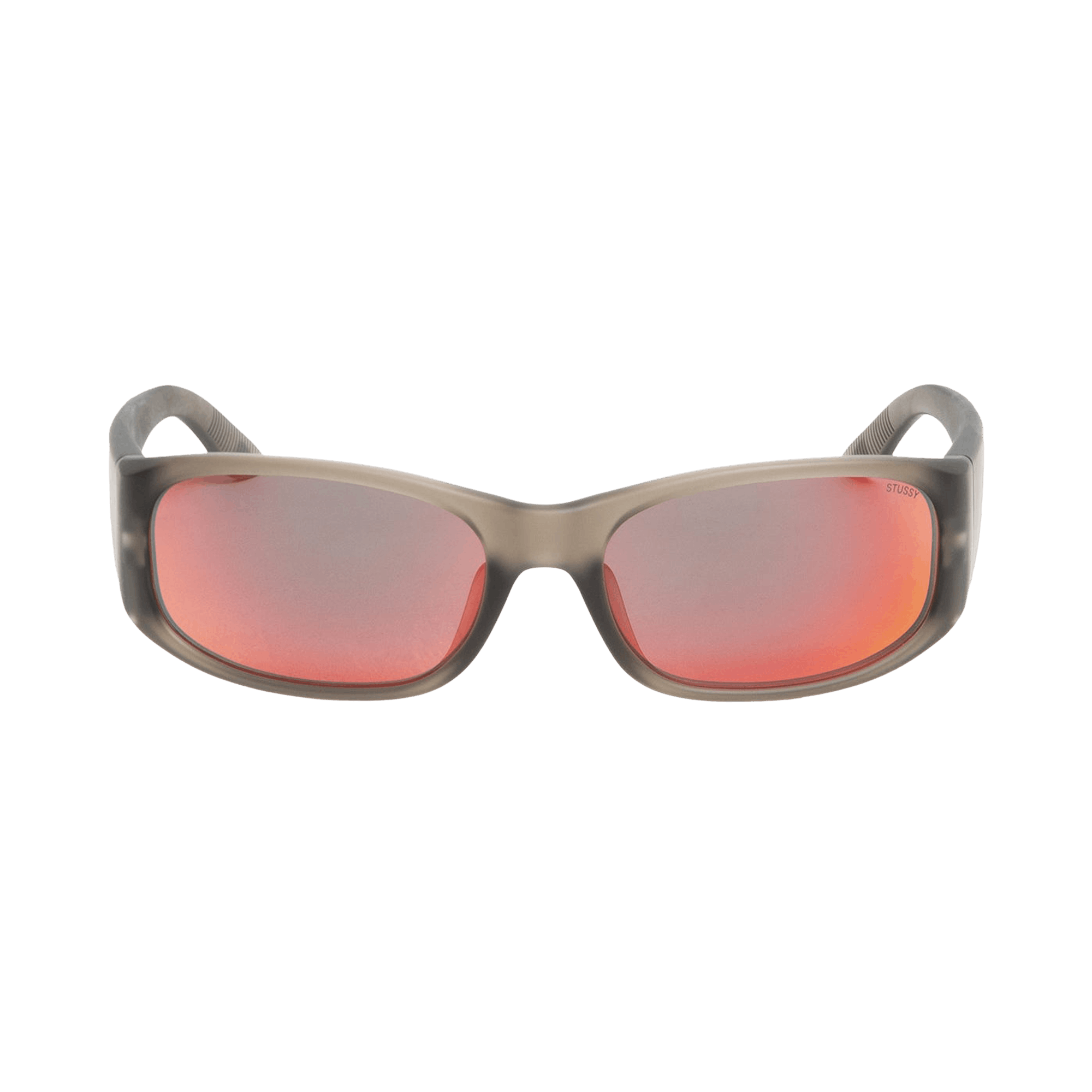 Stussy Mikey Sunglasses 'Frost Smoke/Polarized Red Lens'