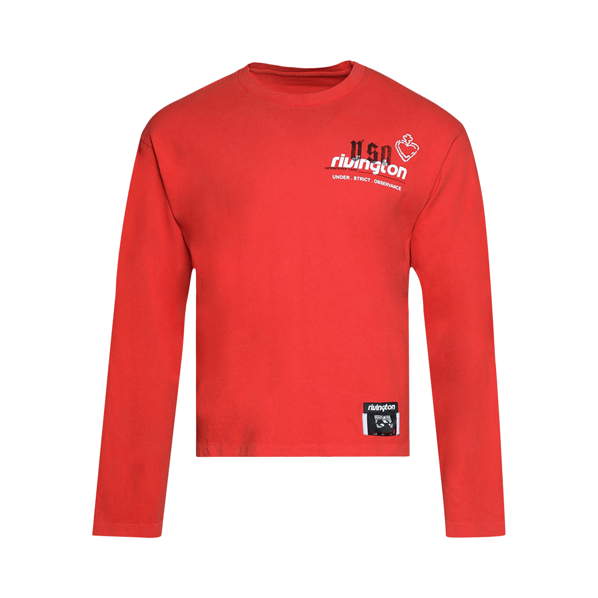 RIVINGTON roi Rebis Membership USO Long-Sleeve Tee 'Red'
