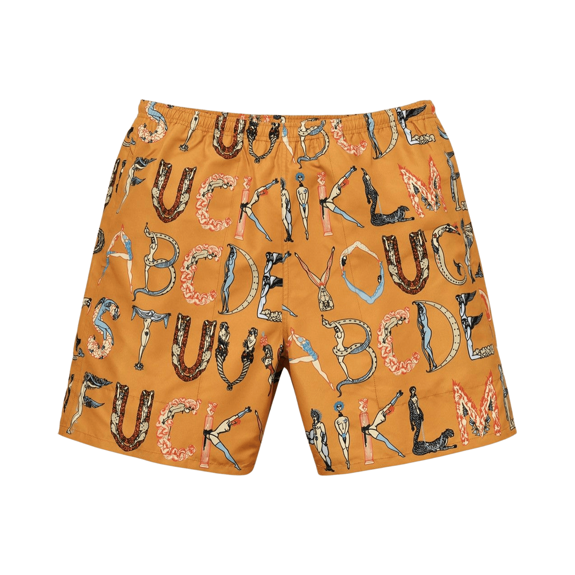 Supreme Alphabet Water Short 'Orange'