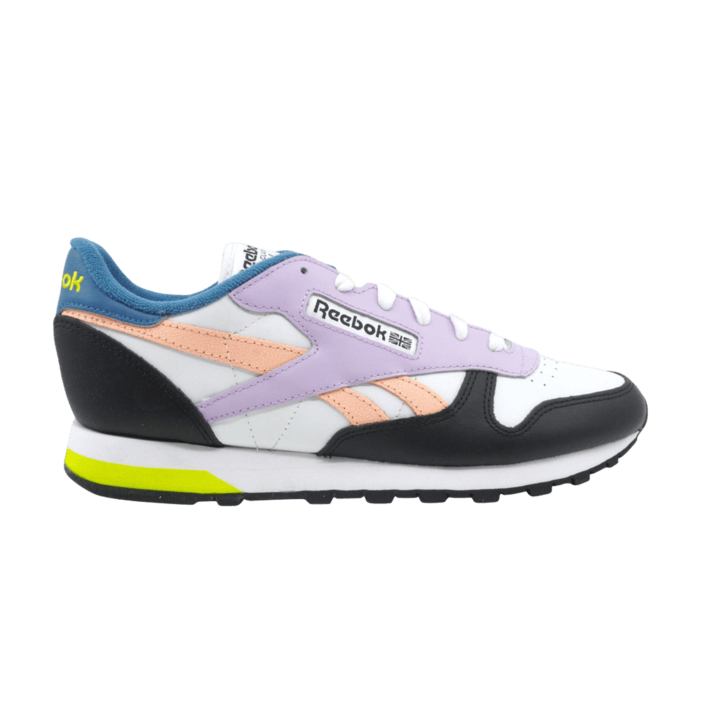Reebok Classic Leather 'White Aurora Green Black'